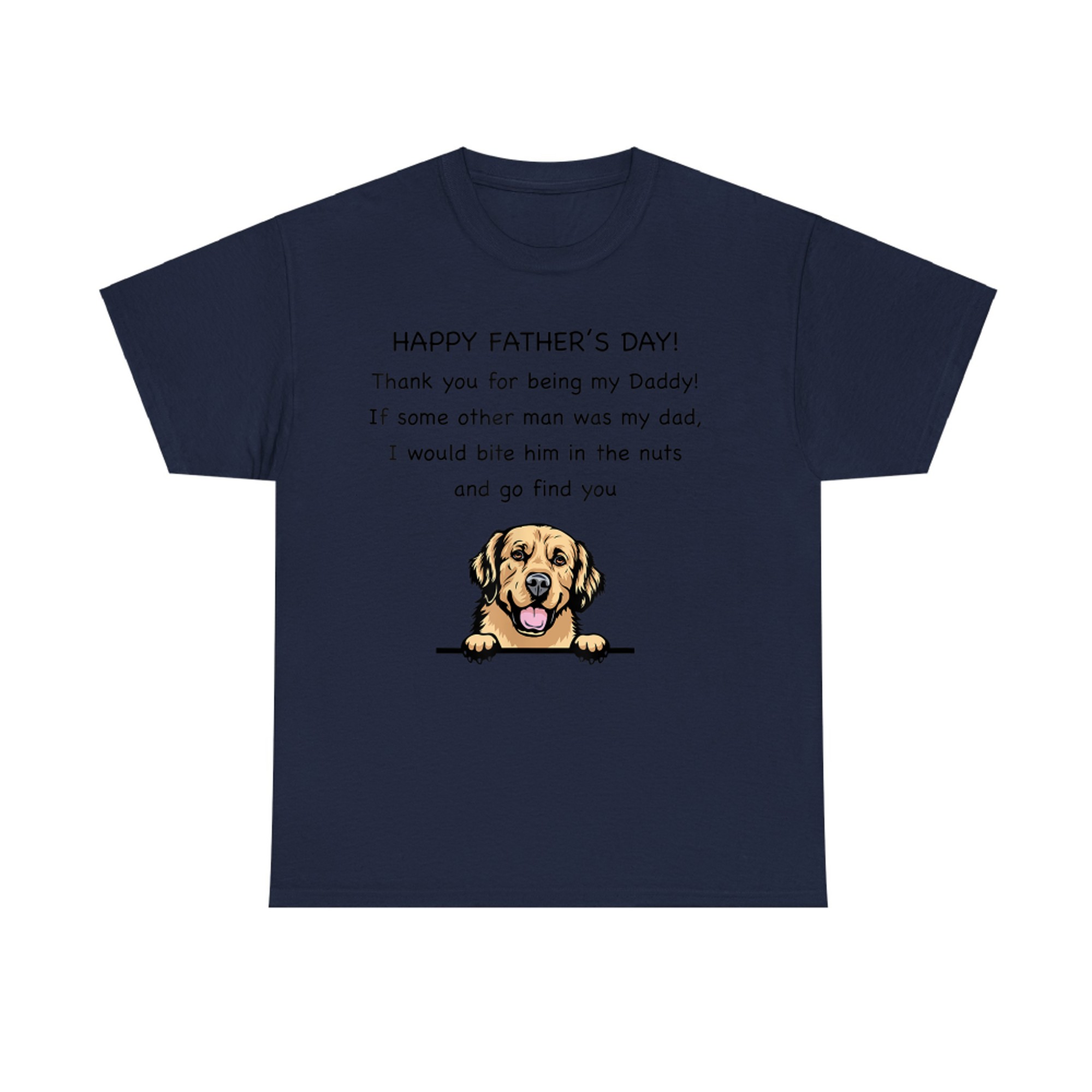 Happy Father's Day Thank You For Being My Daddy Dog Lovers T-Shirt