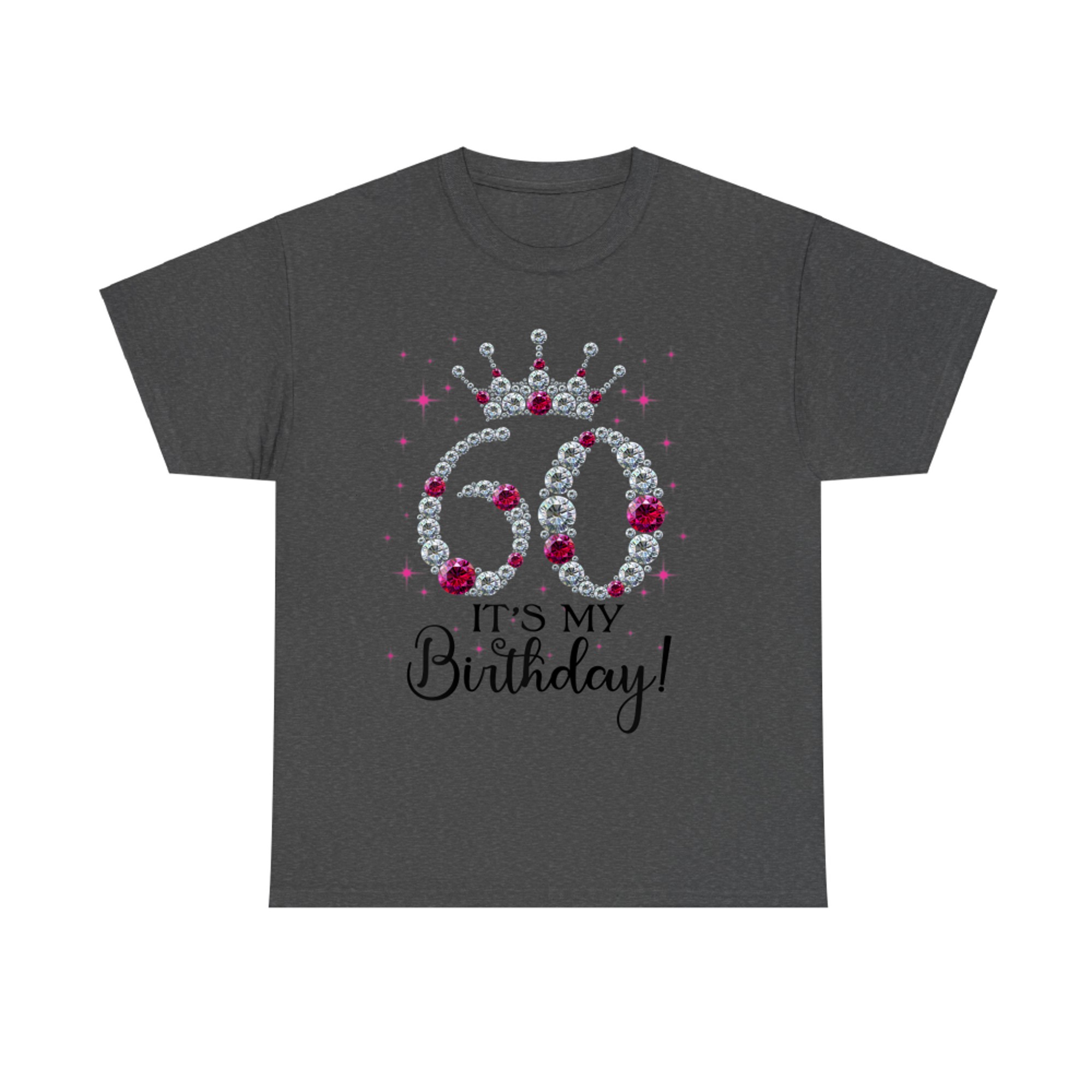 It’s My Birthday Celebration 60th Birthday Queen Crown Bling Design T-Shirt