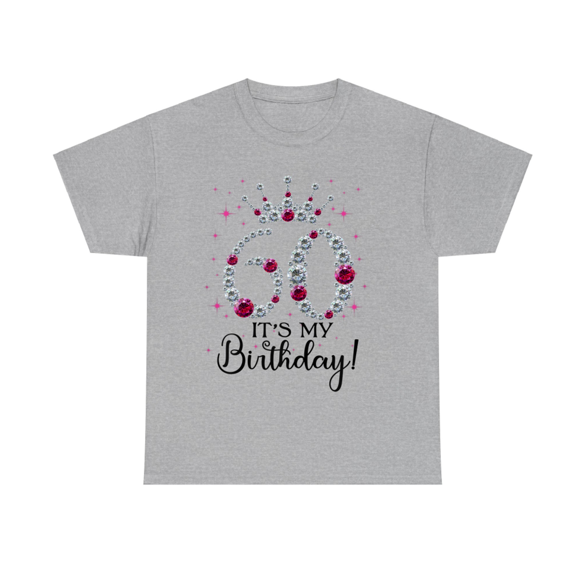 It’s My Birthday Celebration 60th Birthday Queen Crown Bling Design T-Shirt