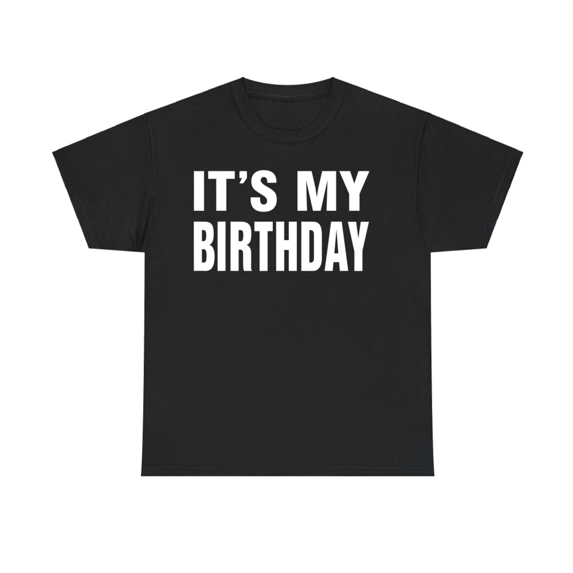 It's My Birthday Men Funny Birthday Celebration T-Shirt