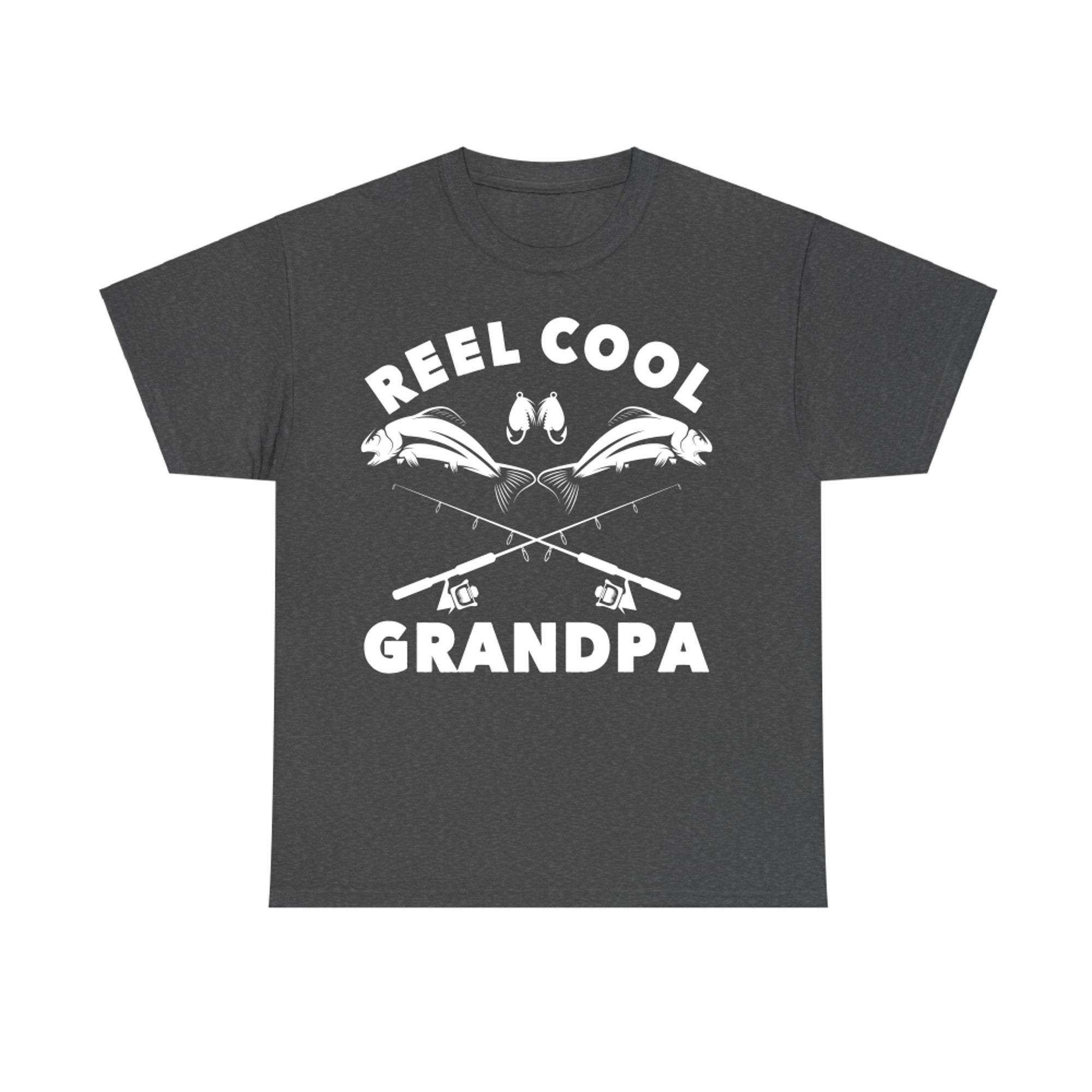 Mens Reel Cool Grandpa Fishing  Father's Day Gift