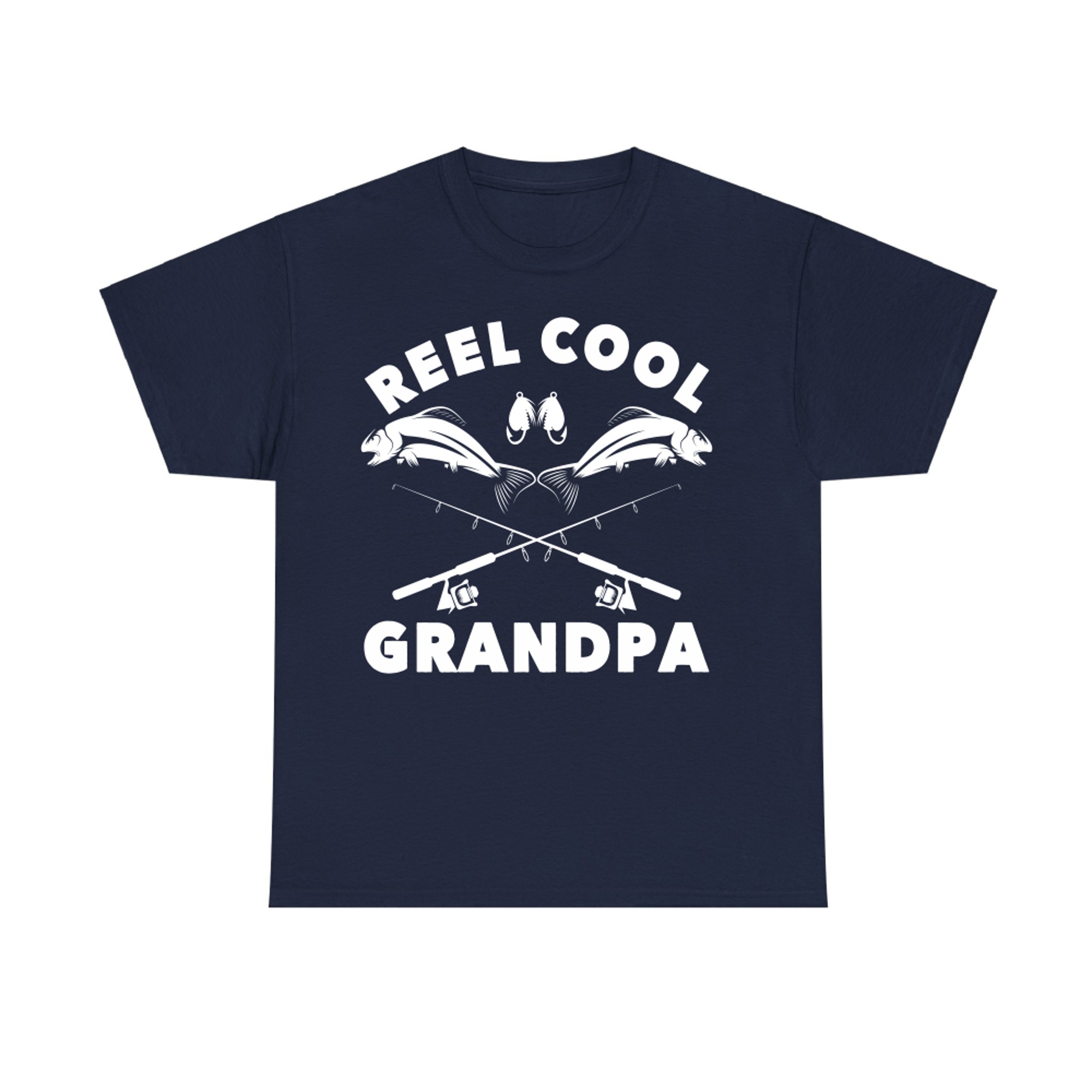 Mens Reel Cool Grandpa Fishing  Father's Day Gift