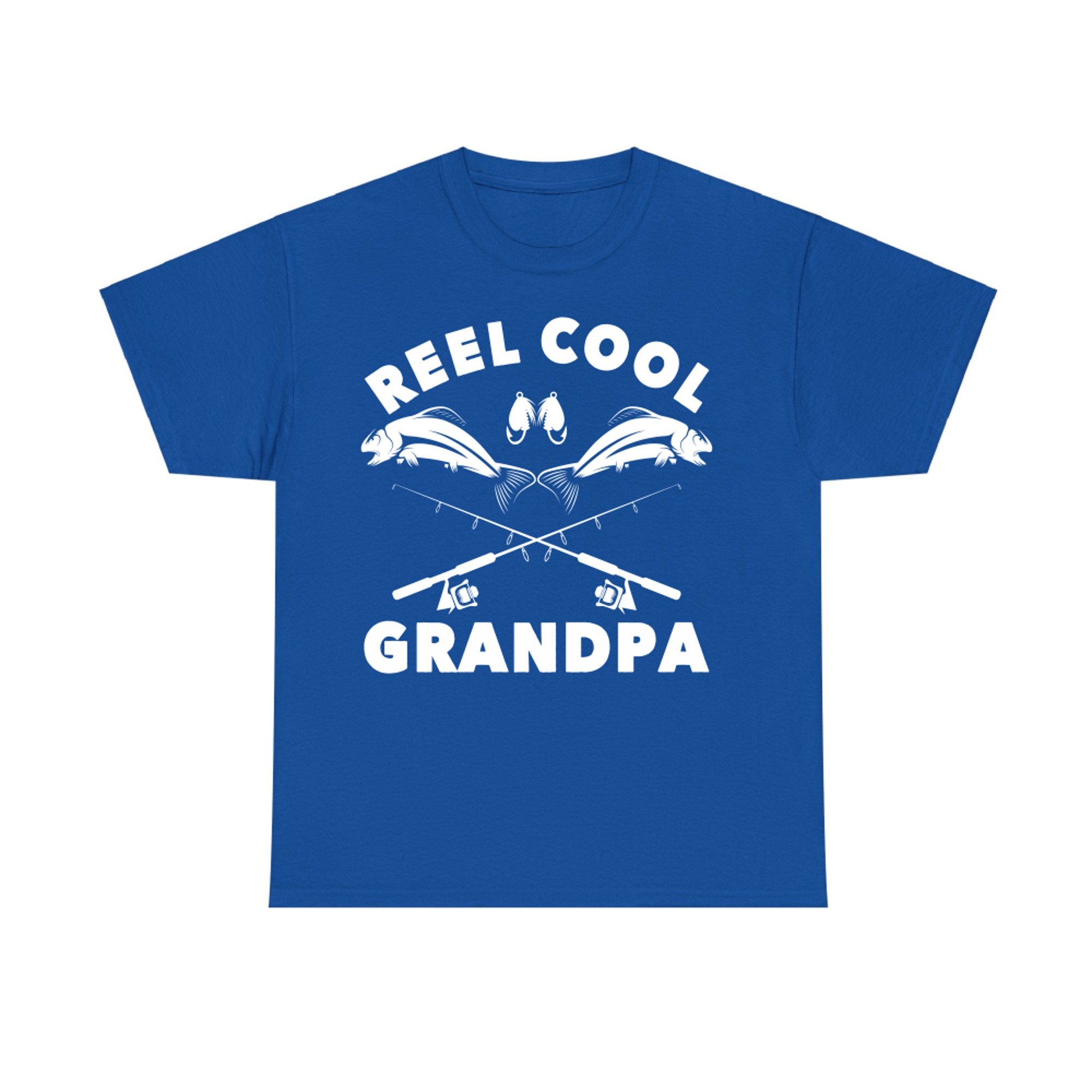 Mens Reel Cool Grandpa Fishing  Father's Day Gift