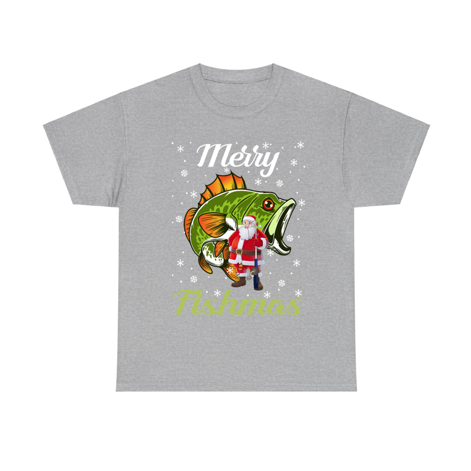 Merry Fishmas Funny Santa Claus Fishing Christmas Fish