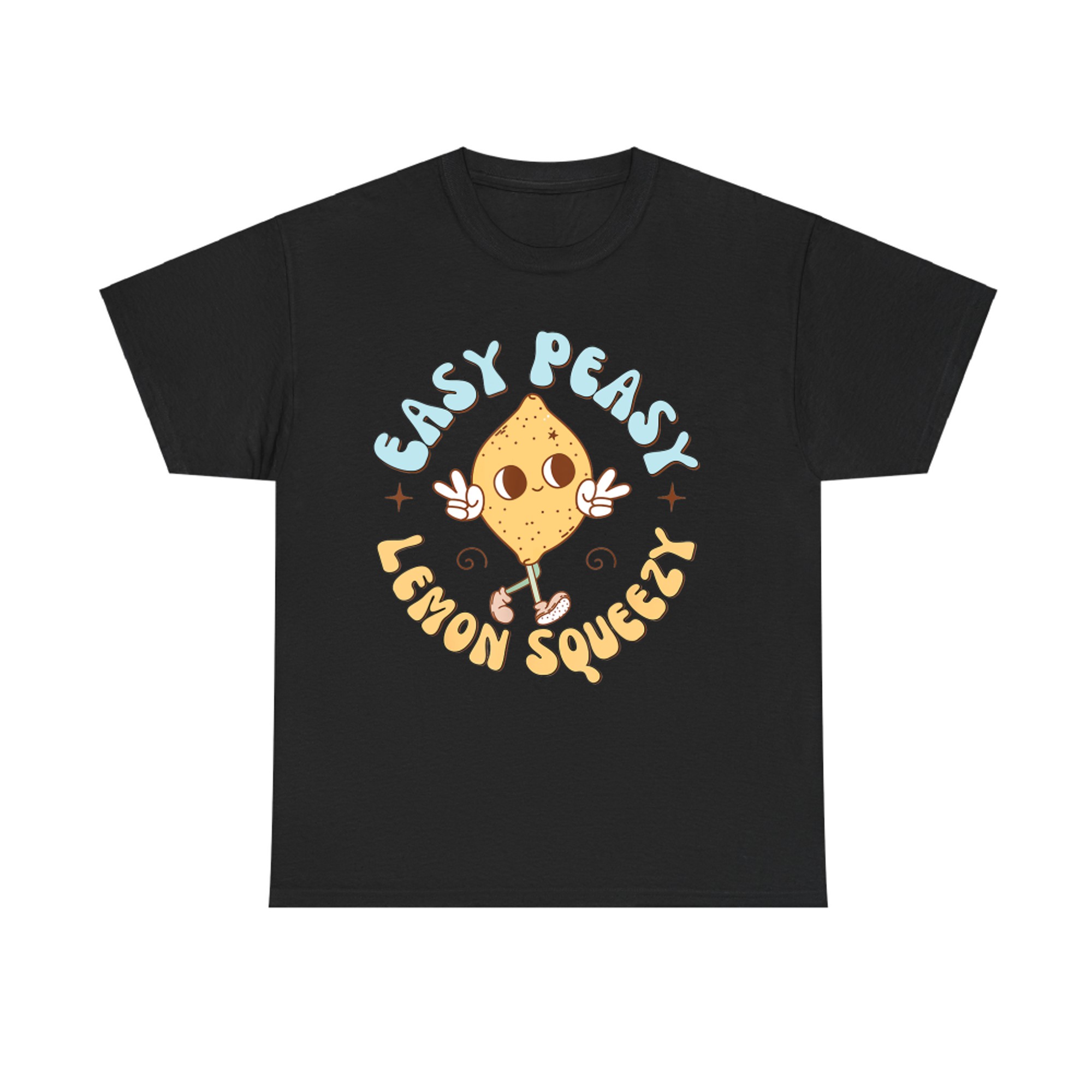Retro Easy Peasy Lemon Squeezy Hello Summer Vacation T-Shirt