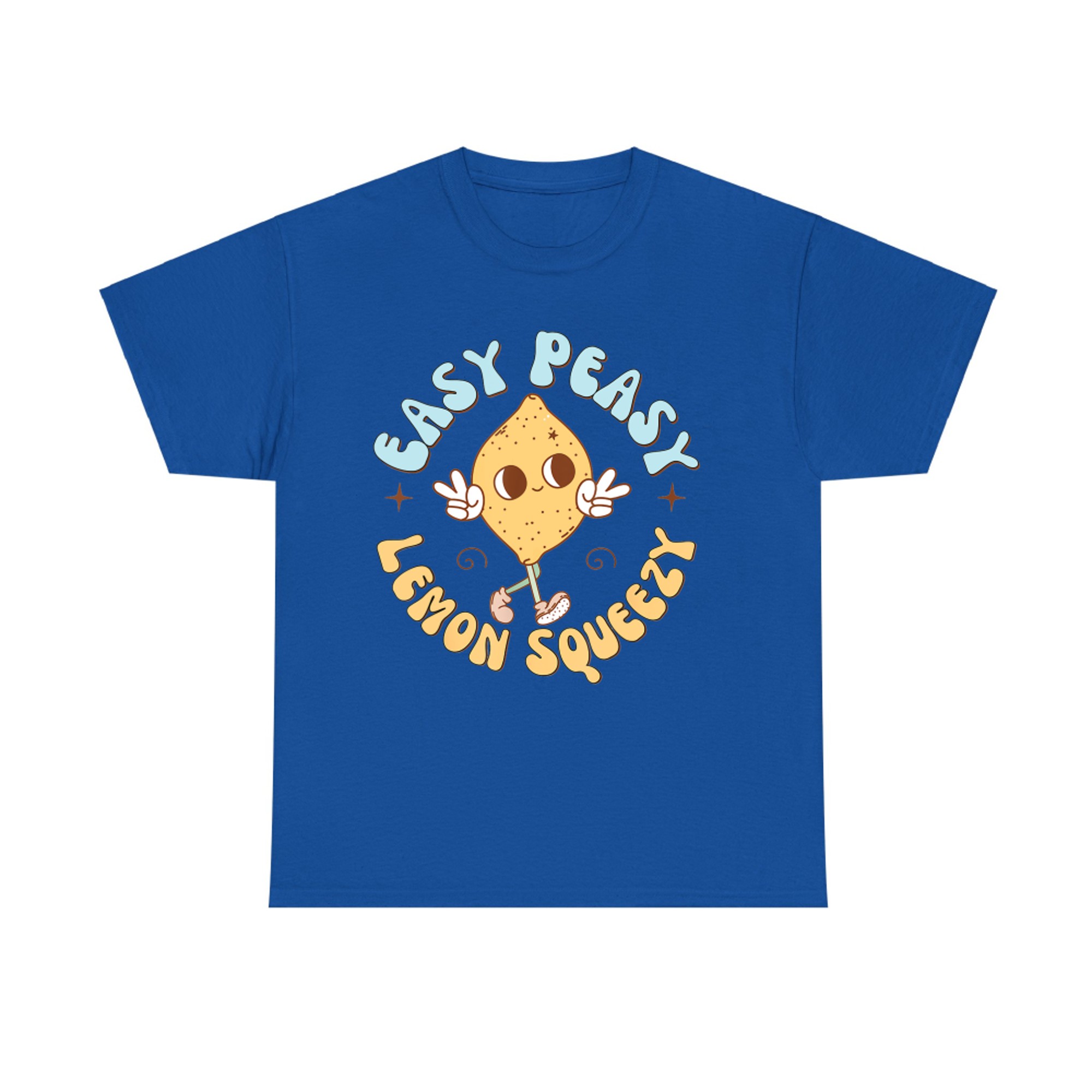 Retro Easy Peasy Lemon Squeezy Hello Summer Vacation T-Shirt