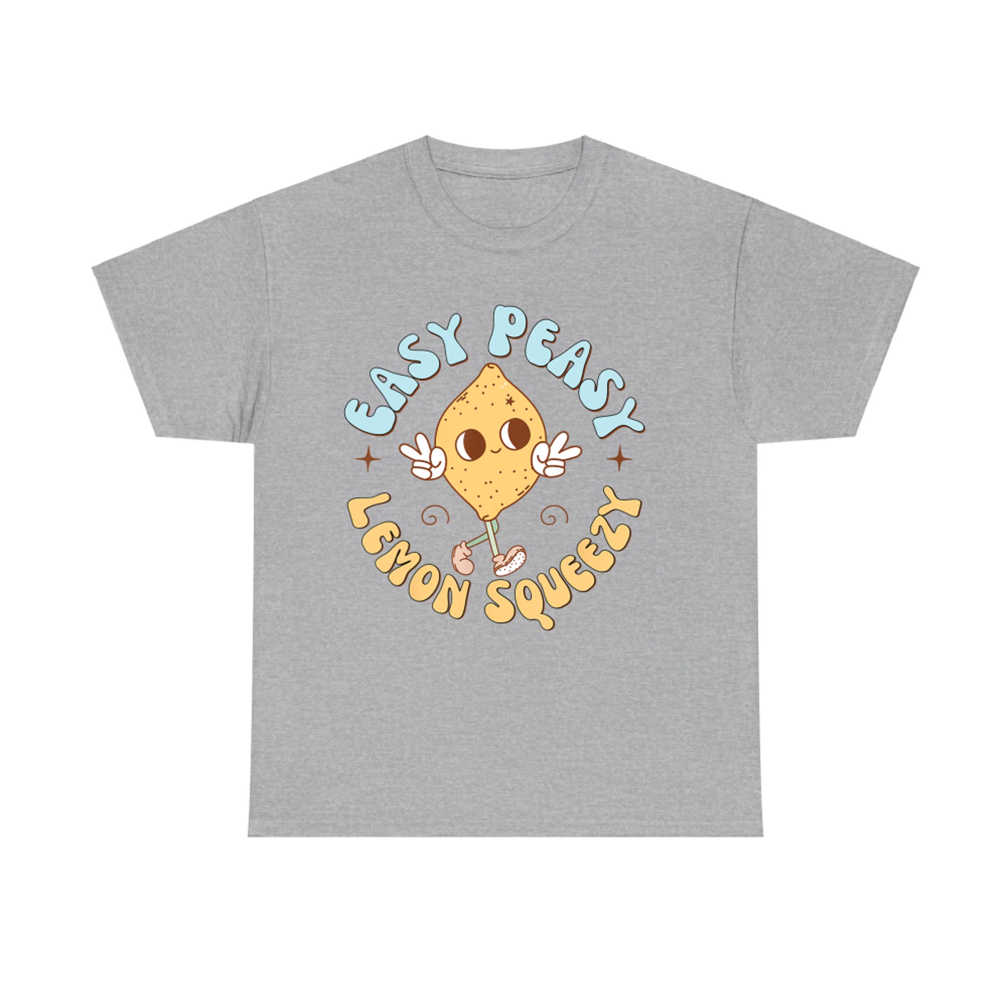 Retro Easy Peasy Lemon Squeezy Hello Summer Vacation T-Shirt