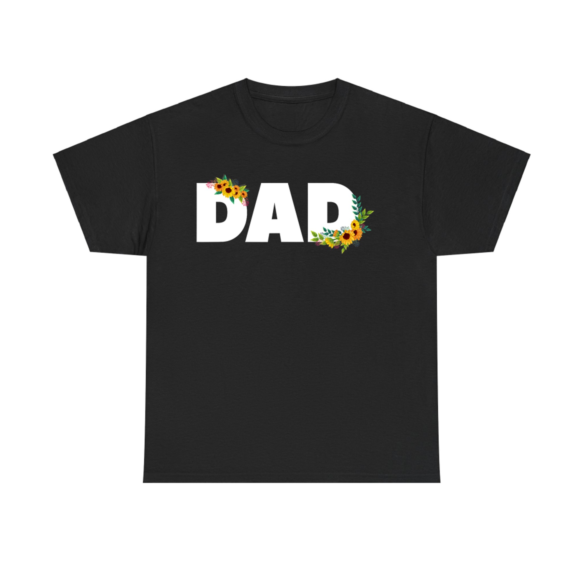 Sunflower Dad Gardening Happy Father's Day Papa T-Shirt