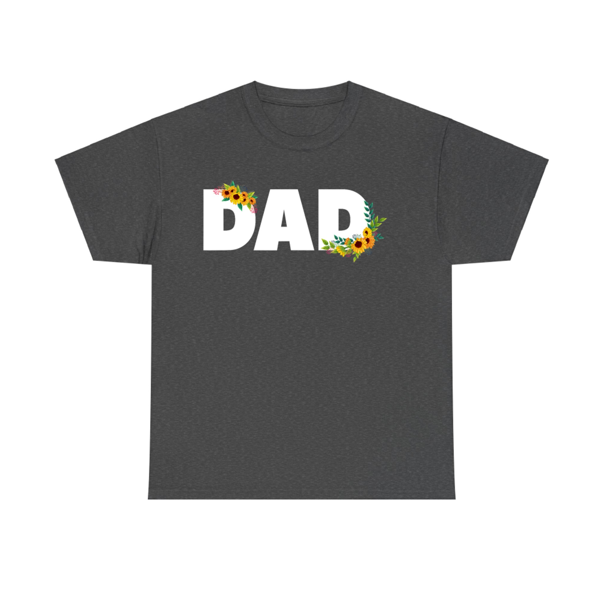 Sunflower Dad Gardening Happy Father's Day Papa T-Shirt