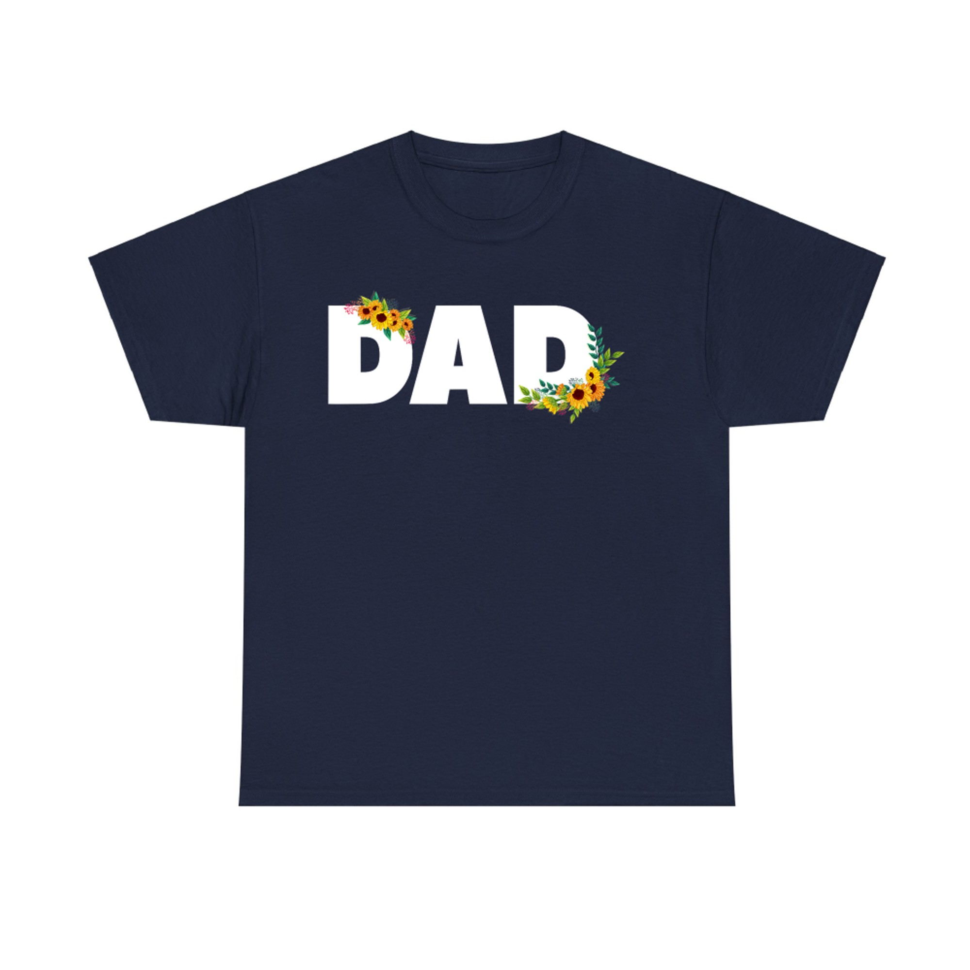 Sunflower Dad Gardening Happy Father's Day Papa T-Shirt