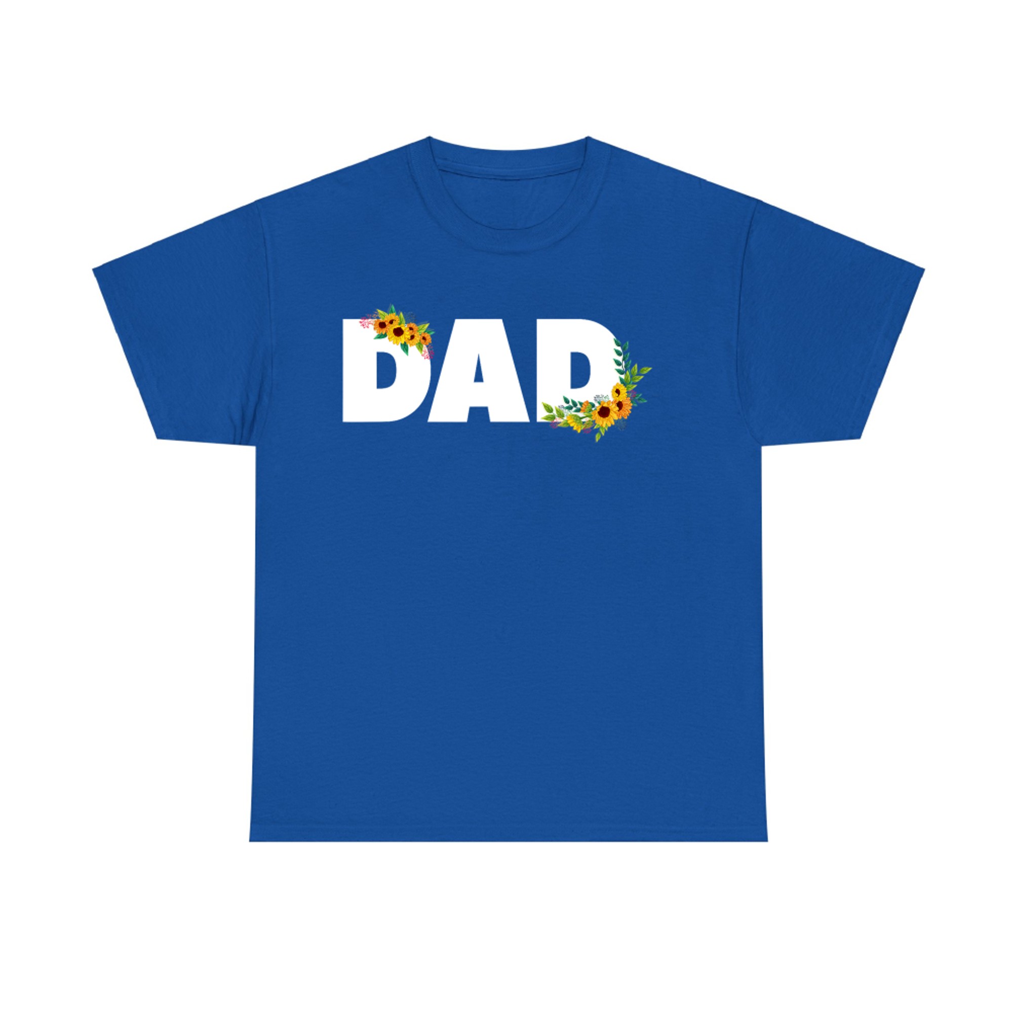 Sunflower Dad Gardening Happy Father's Day Papa T-Shirt