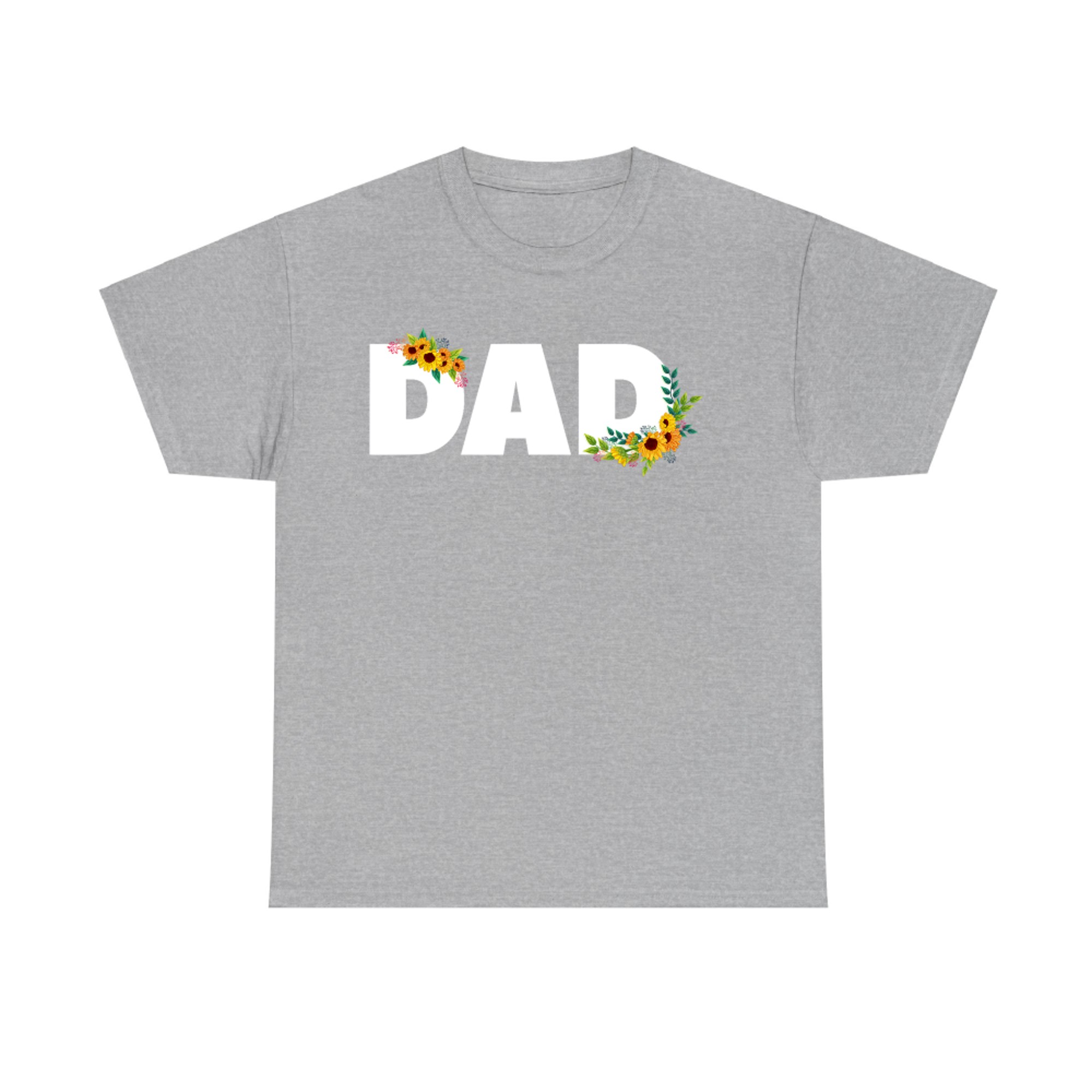 Sunflower Dad Gardening Happy Father's Day Papa T-Shirt