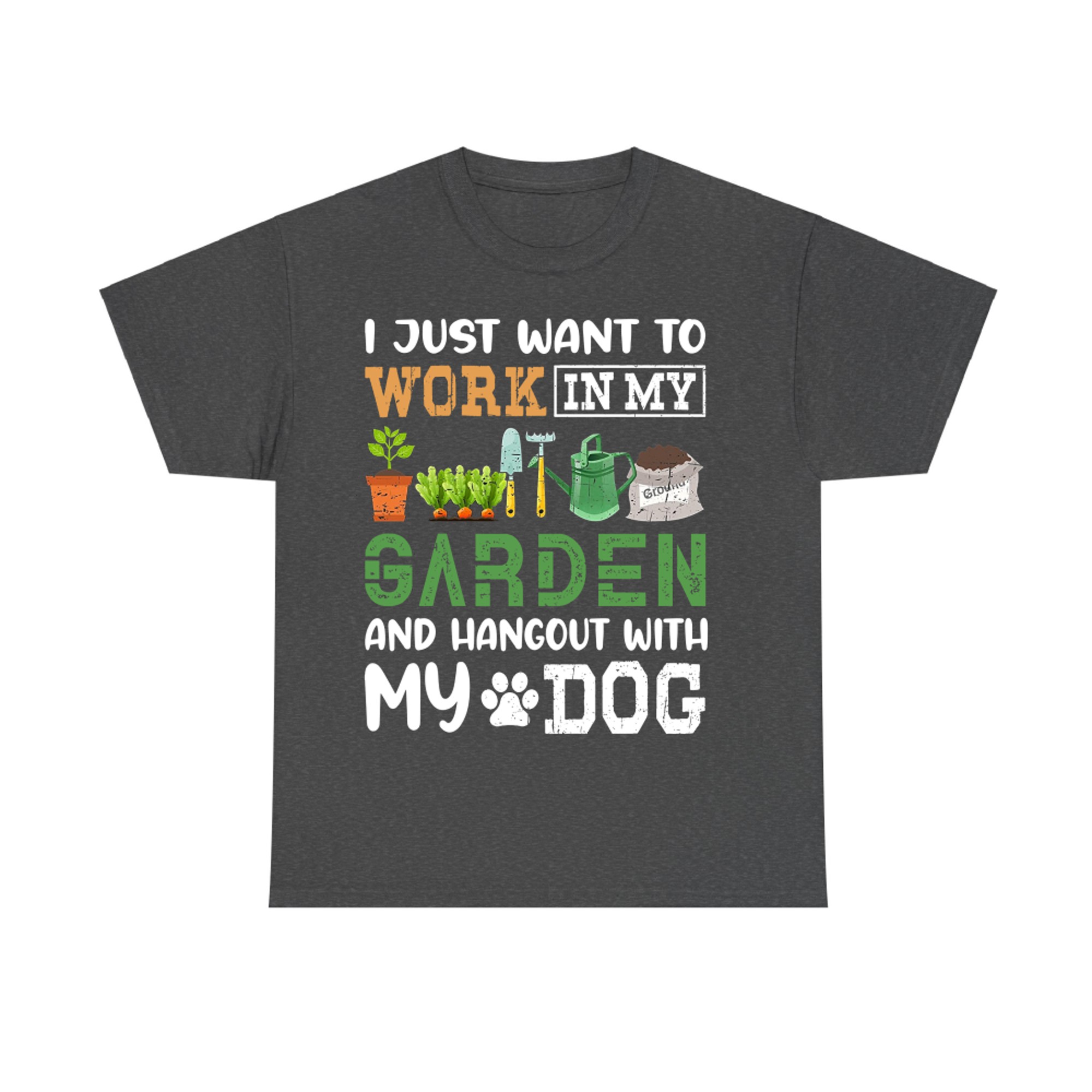 Funny Gardening T-Shirt Dog Lover Gifts Gardening Gifts for Gardeners