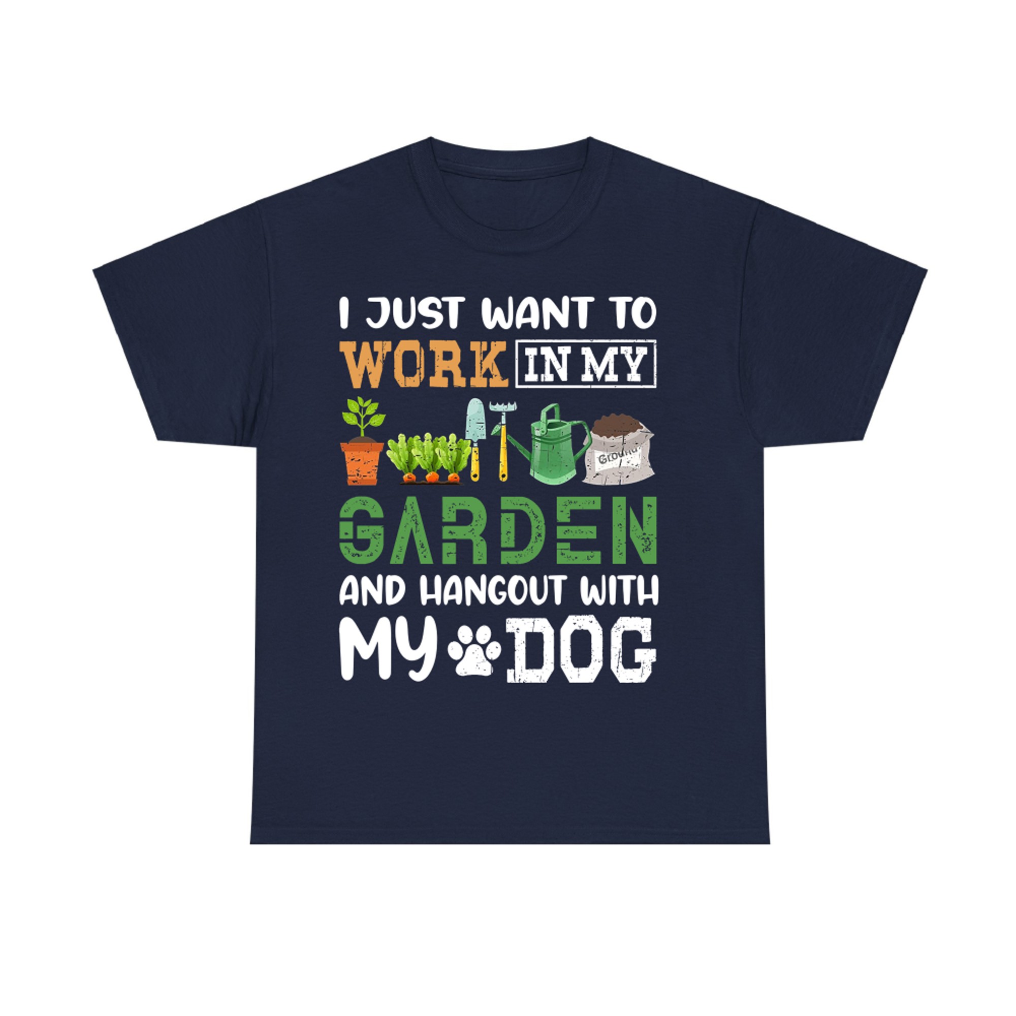 Funny Gardening T-Shirt Dog Lover Gifts Gardening Gifts for Gardeners