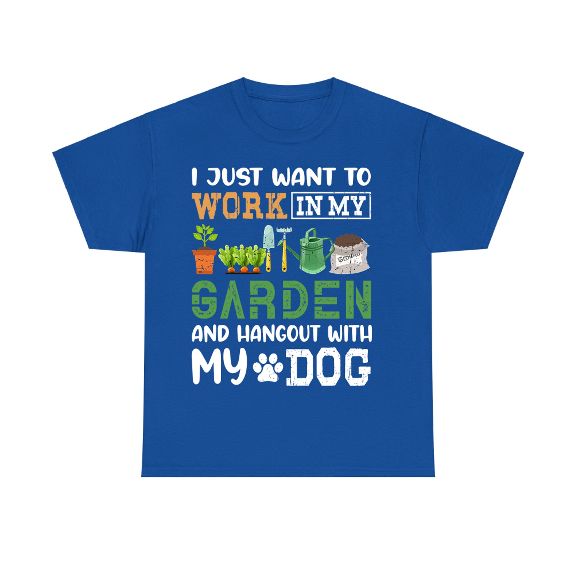 Funny Gardening T-Shirt Dog Lover Gifts Gardening Gifts for Gardeners