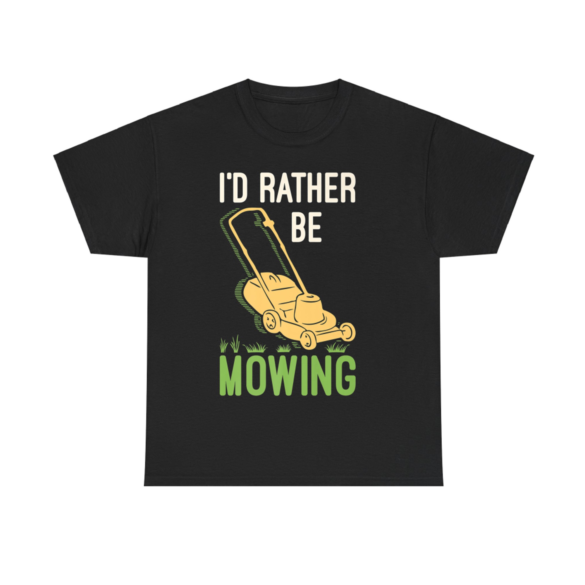 I'd Rather be Mowing Funny Lawn Mower Grass Gardening Gift (1)