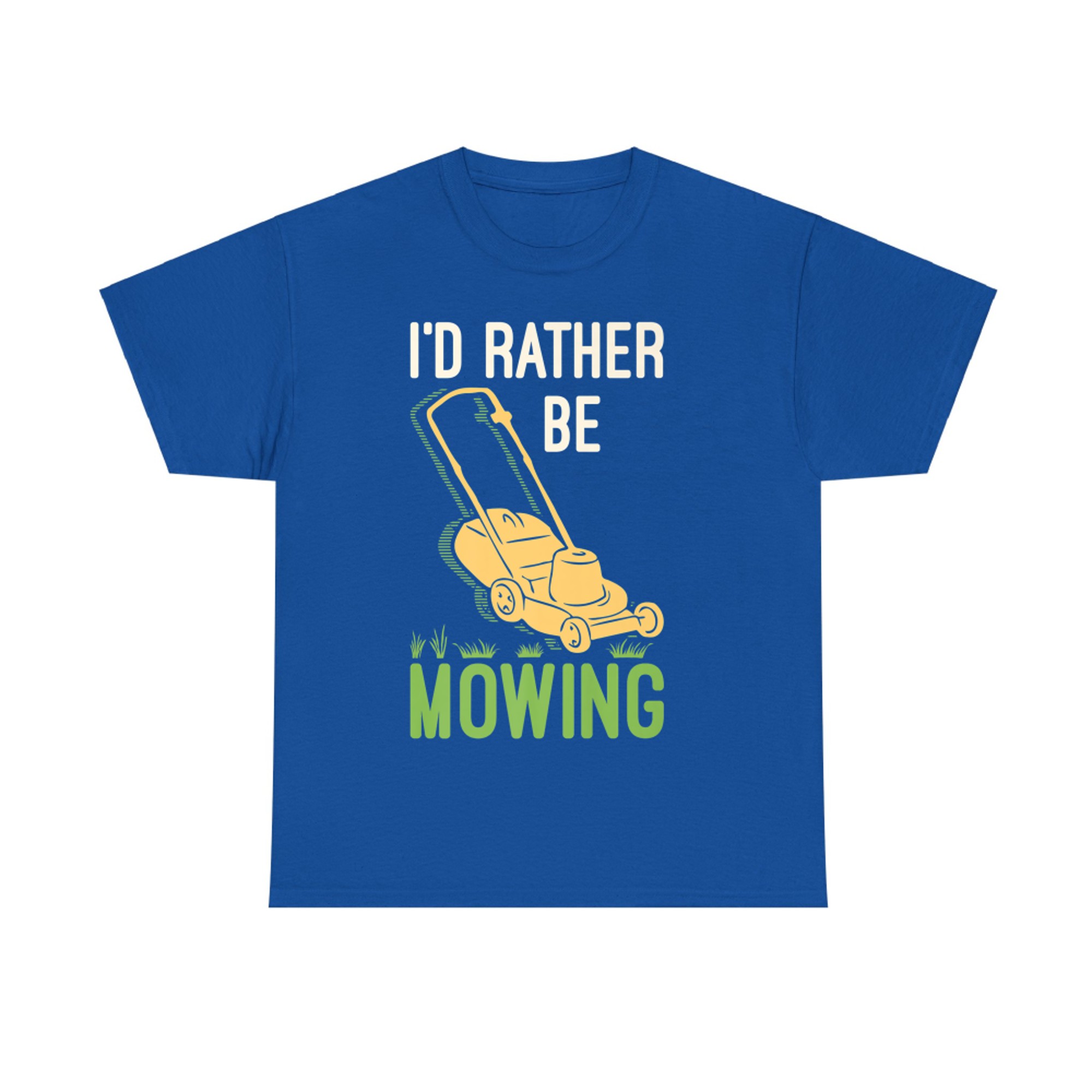 I'd Rather be Mowing Funny Lawn Mower Grass Gardening Gift (1)