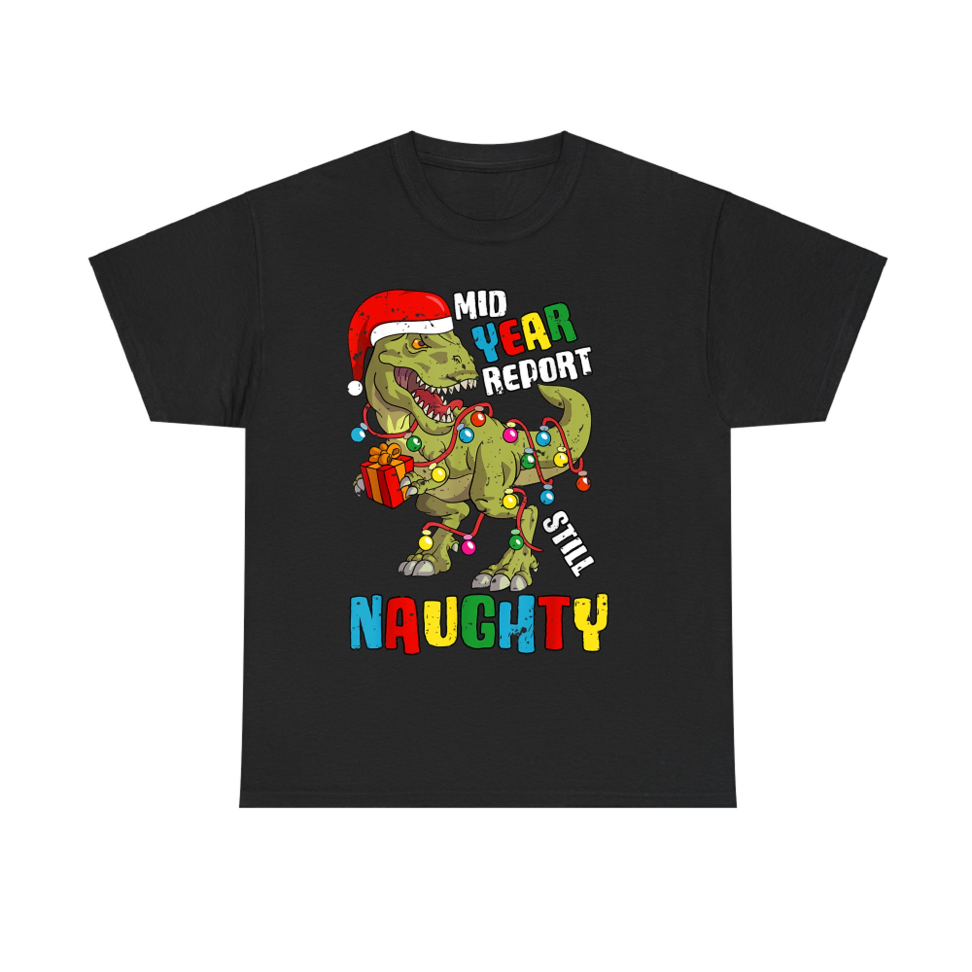 Christmas in July Dinosaur T Rex Summer T-Shirt