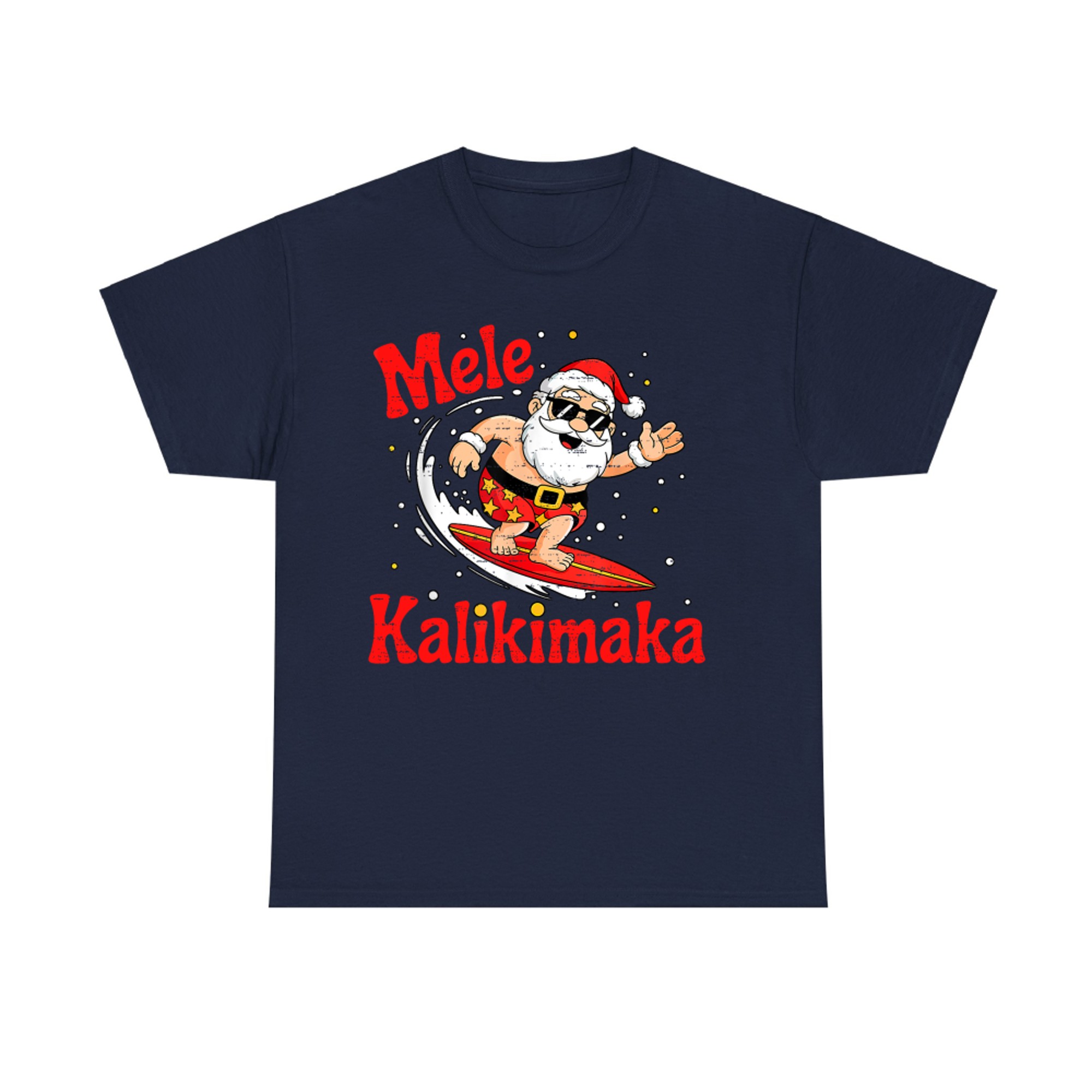 Funny Santa Christmas In July Summer Xmas Beach Vacation T-Shirt
