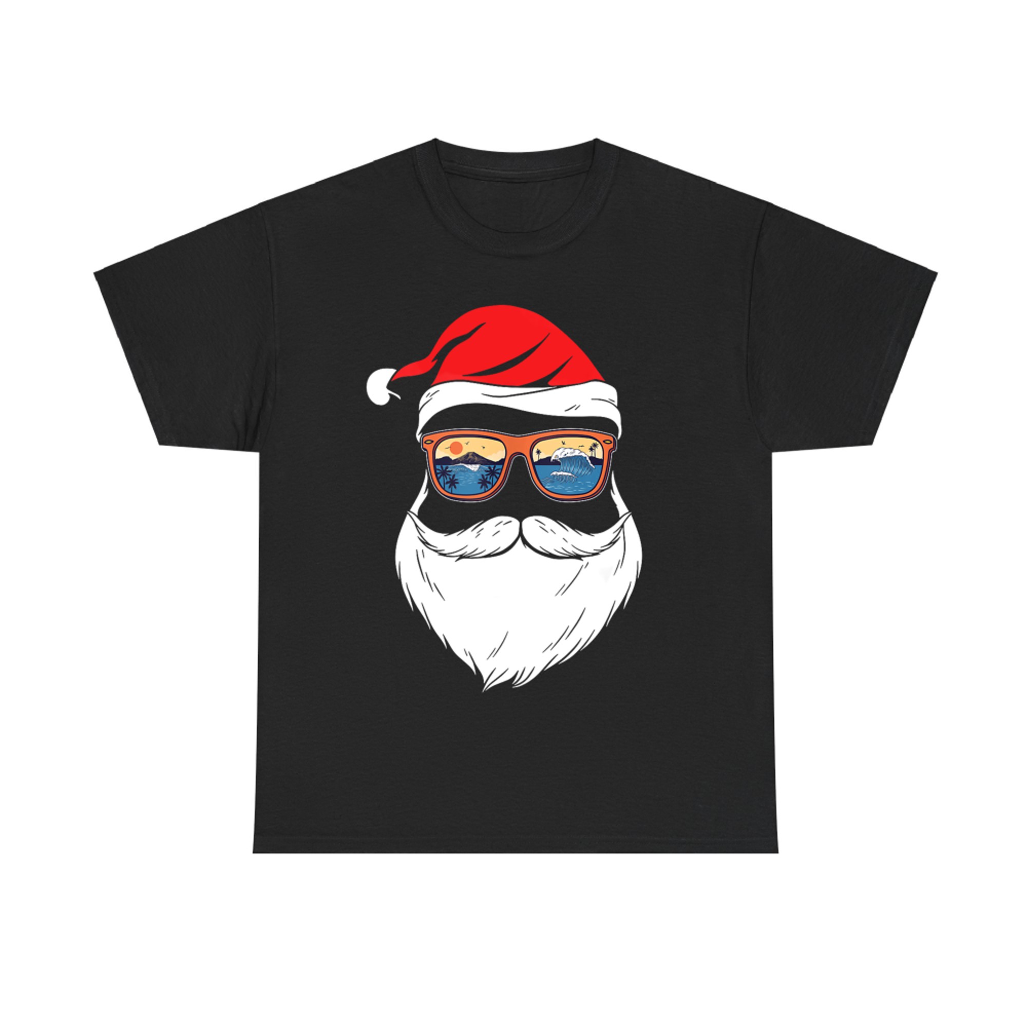 Funny Santa Xmas Christmas in July Summer T-Shirt