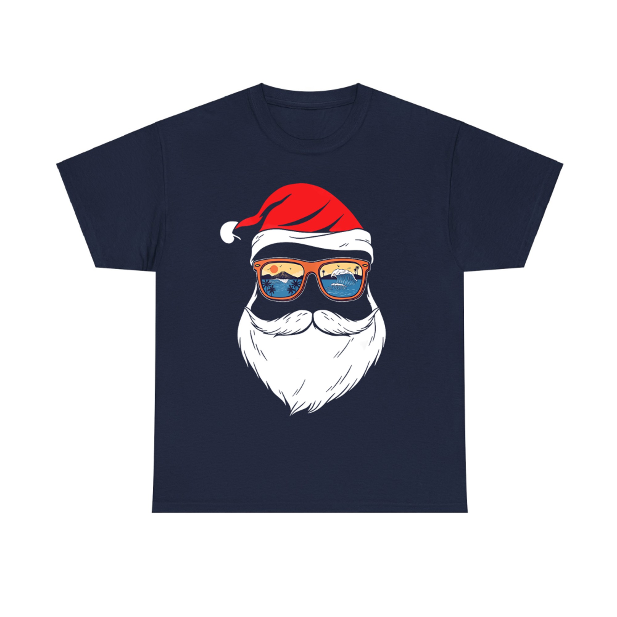 Funny Santa Xmas Christmas in July Summer T-Shirt