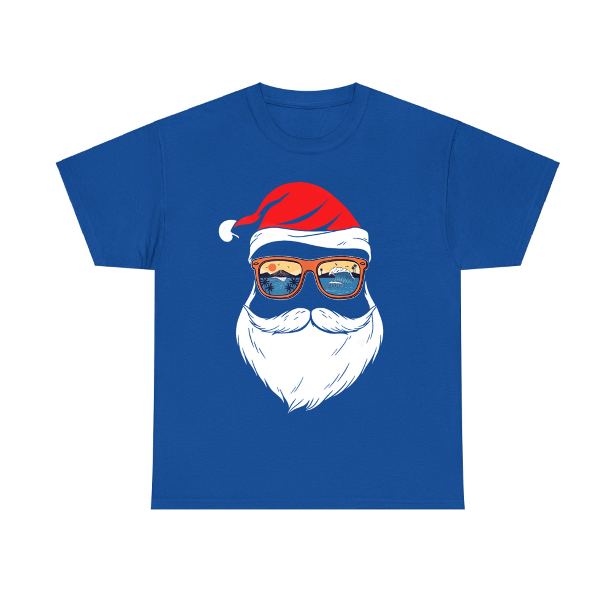 Funny Santa Xmas Christmas in July Summer T-Shirt