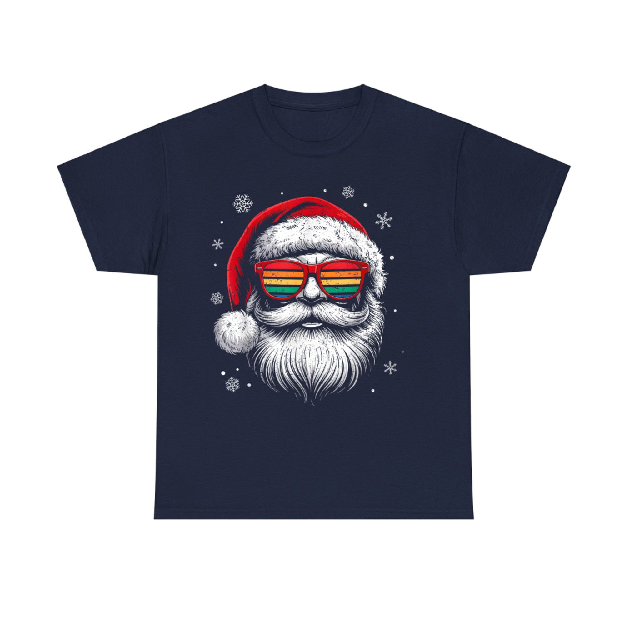 Sunglasses Santa Hat Summer Christmas Xmas In July T-Shirt