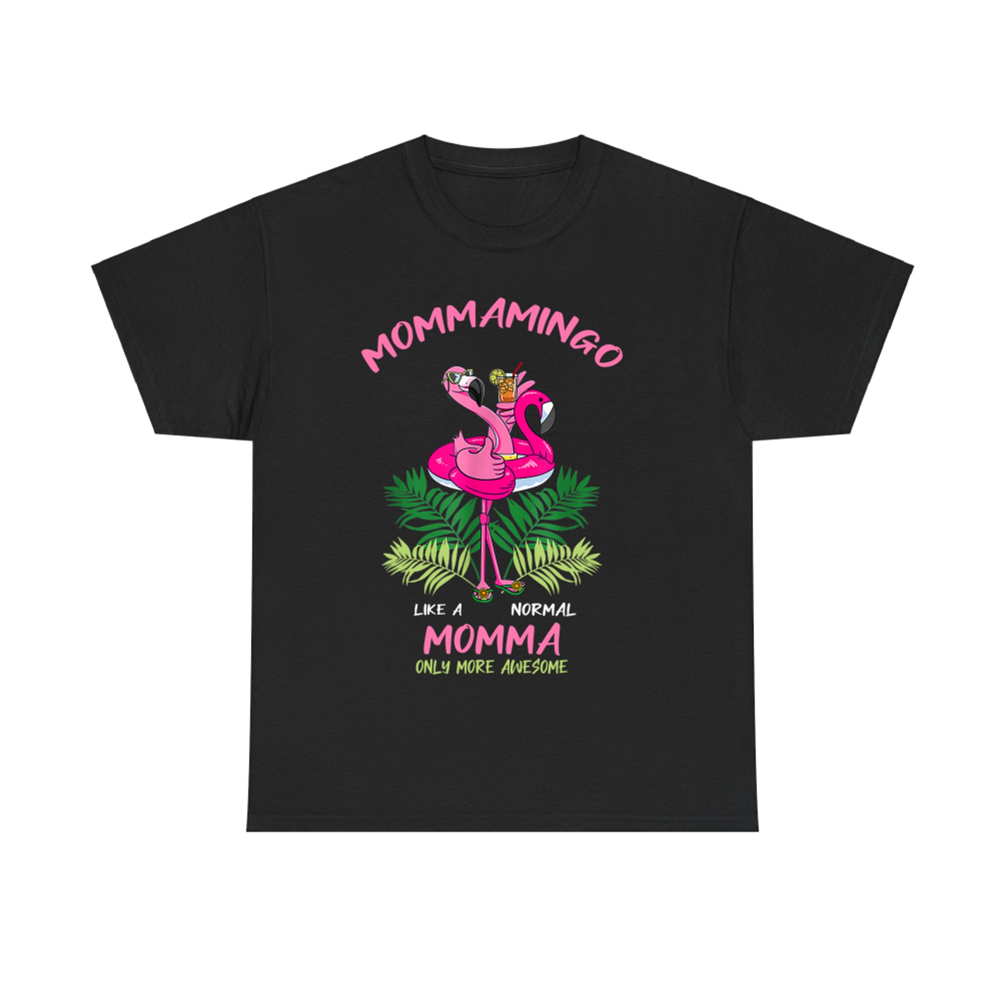 Mommamingo Momma Flamingo Lover Mother Mom Mother's Day T-Shirt
