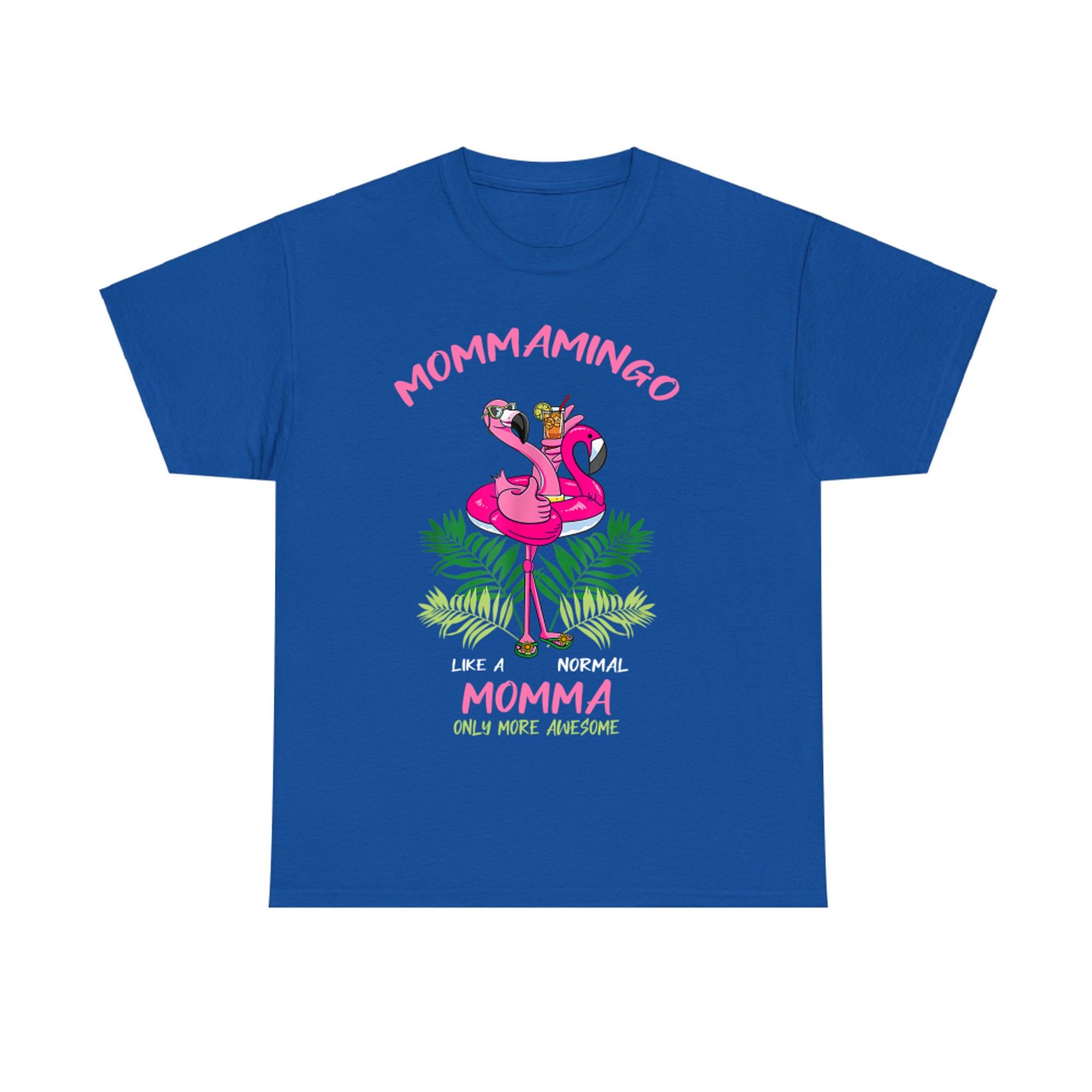Mommamingo Momma Flamingo Lover Mother Mom Mother's Day T-Shirt