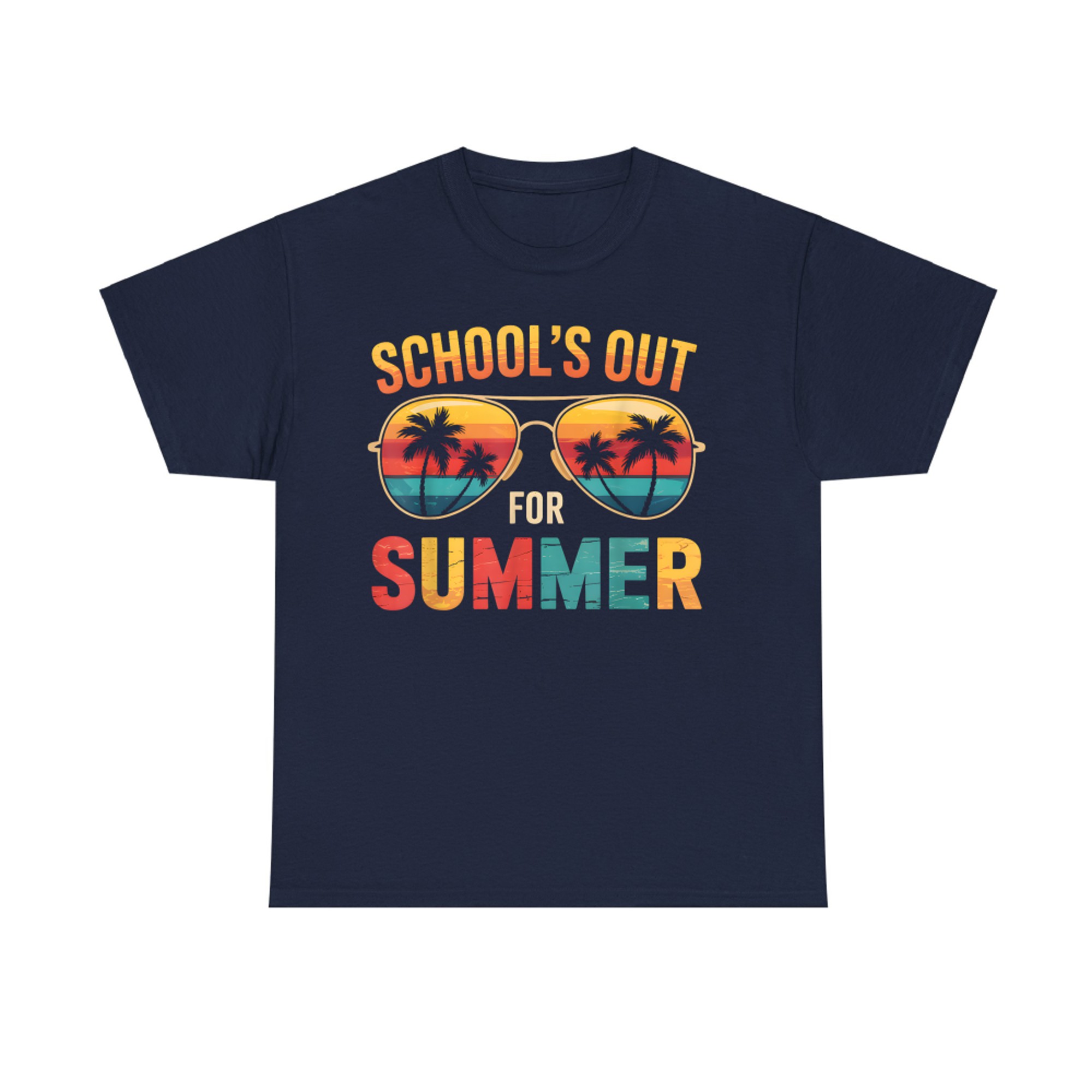Schools Out For Summer Last Day Of School Retro Teacher Boys T-Shirt