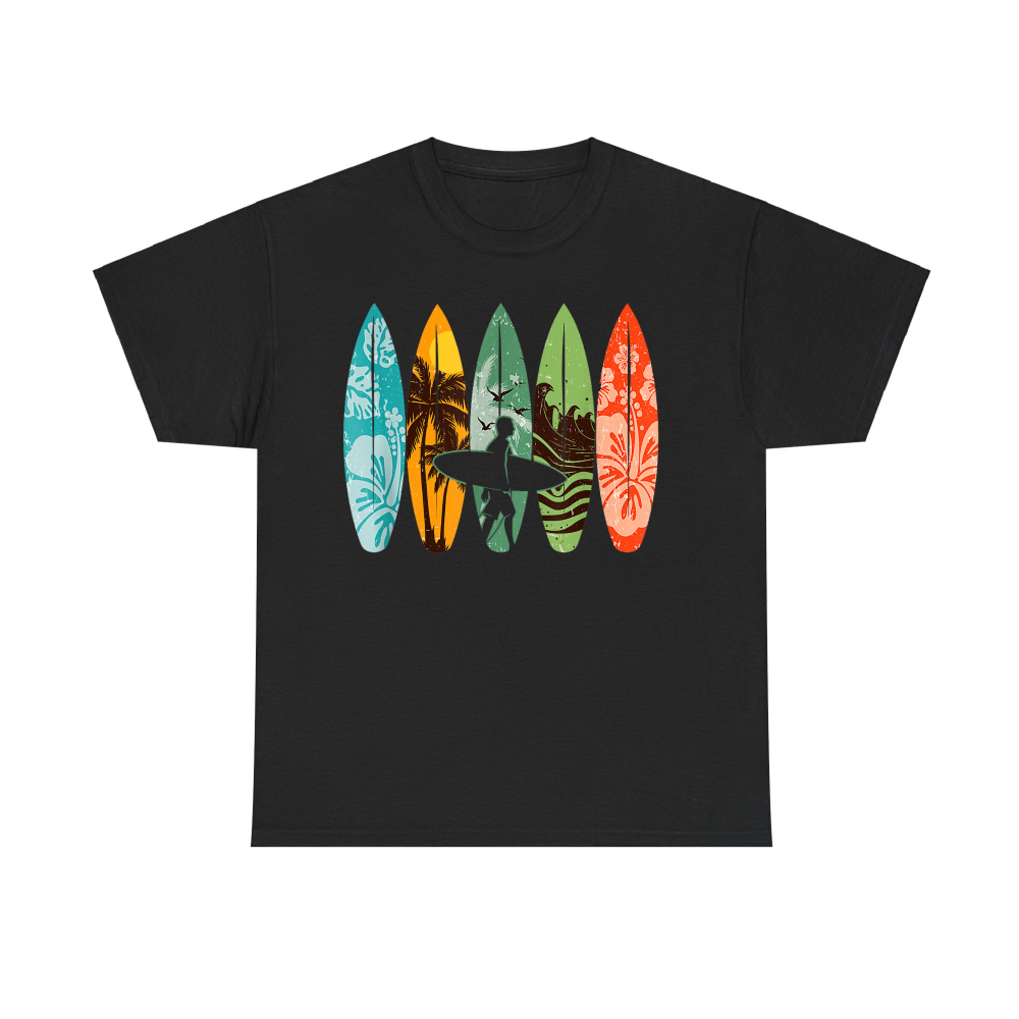 Surfboarder Hawaii Wave Surfing Surfboard Lover Beach Surfer T-Shirt