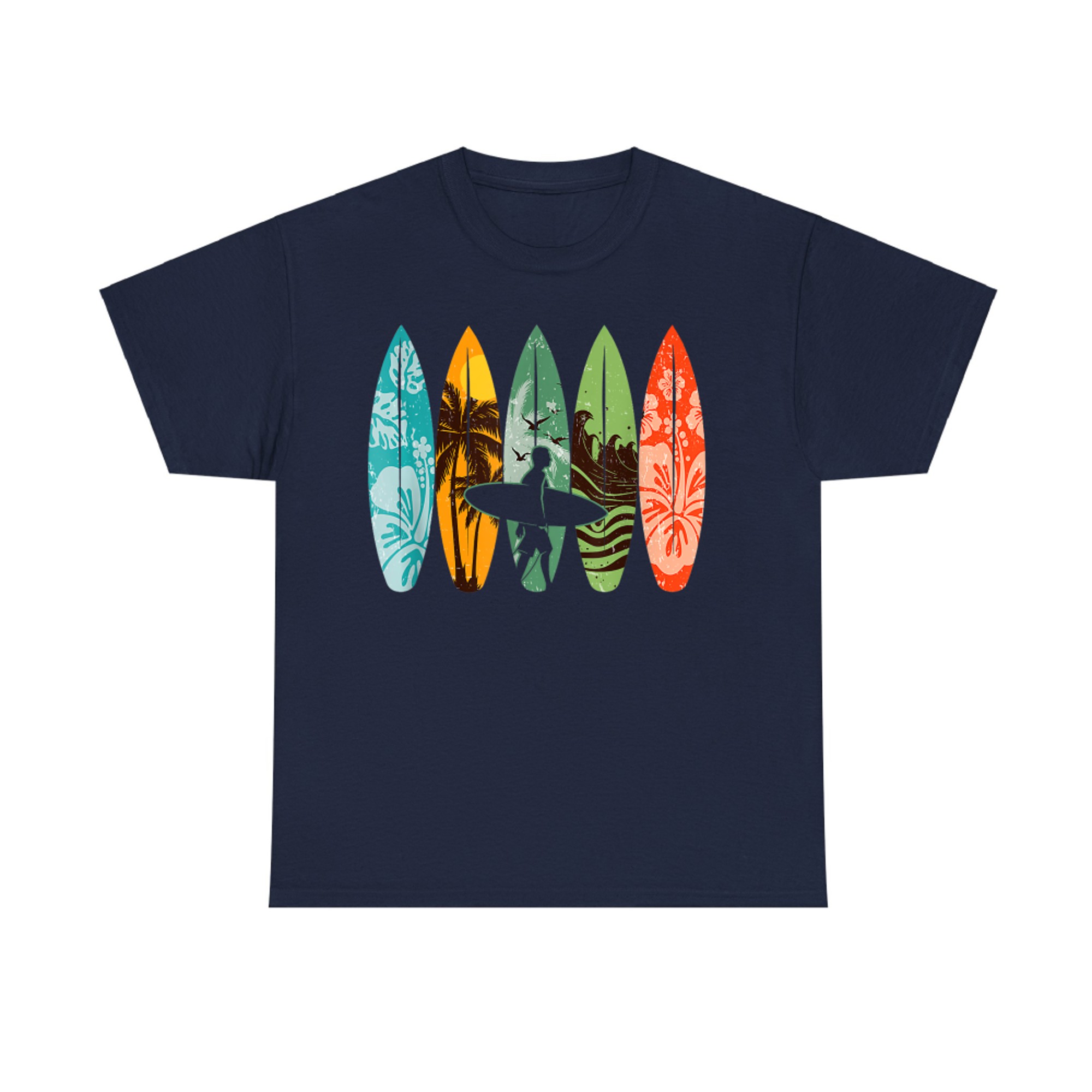 Surfboarder Hawaii Wave Surfing Surfboard Lover Beach Surfer T-Shirt