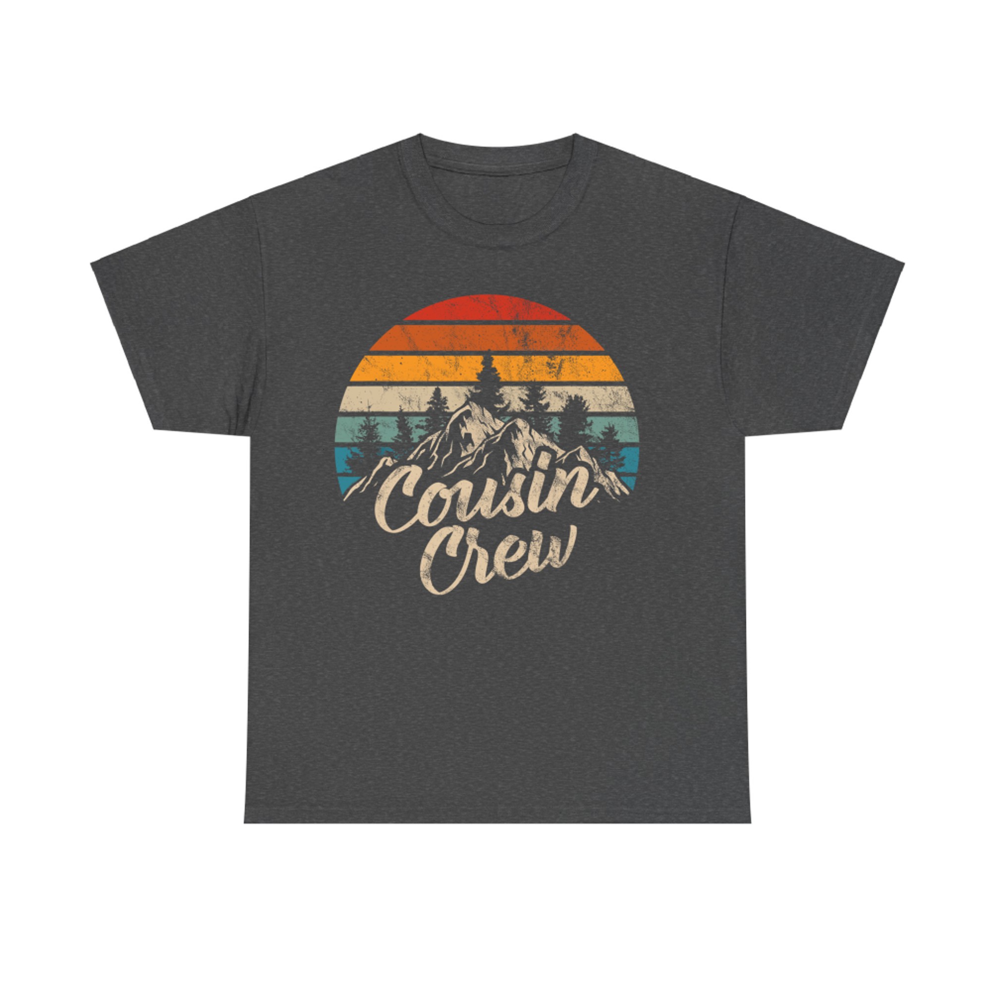 Cousin Crew Camping Outdoor Sunset Summer Camp T-Shirt
