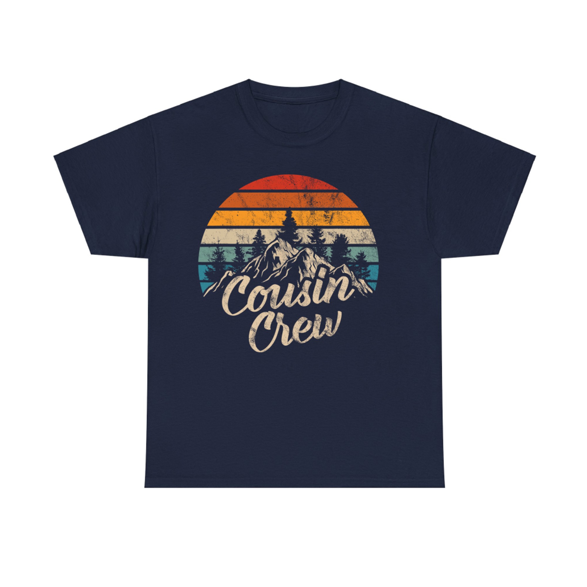 Cousin Crew Camping Outdoor Sunset Summer Camp T-Shirt