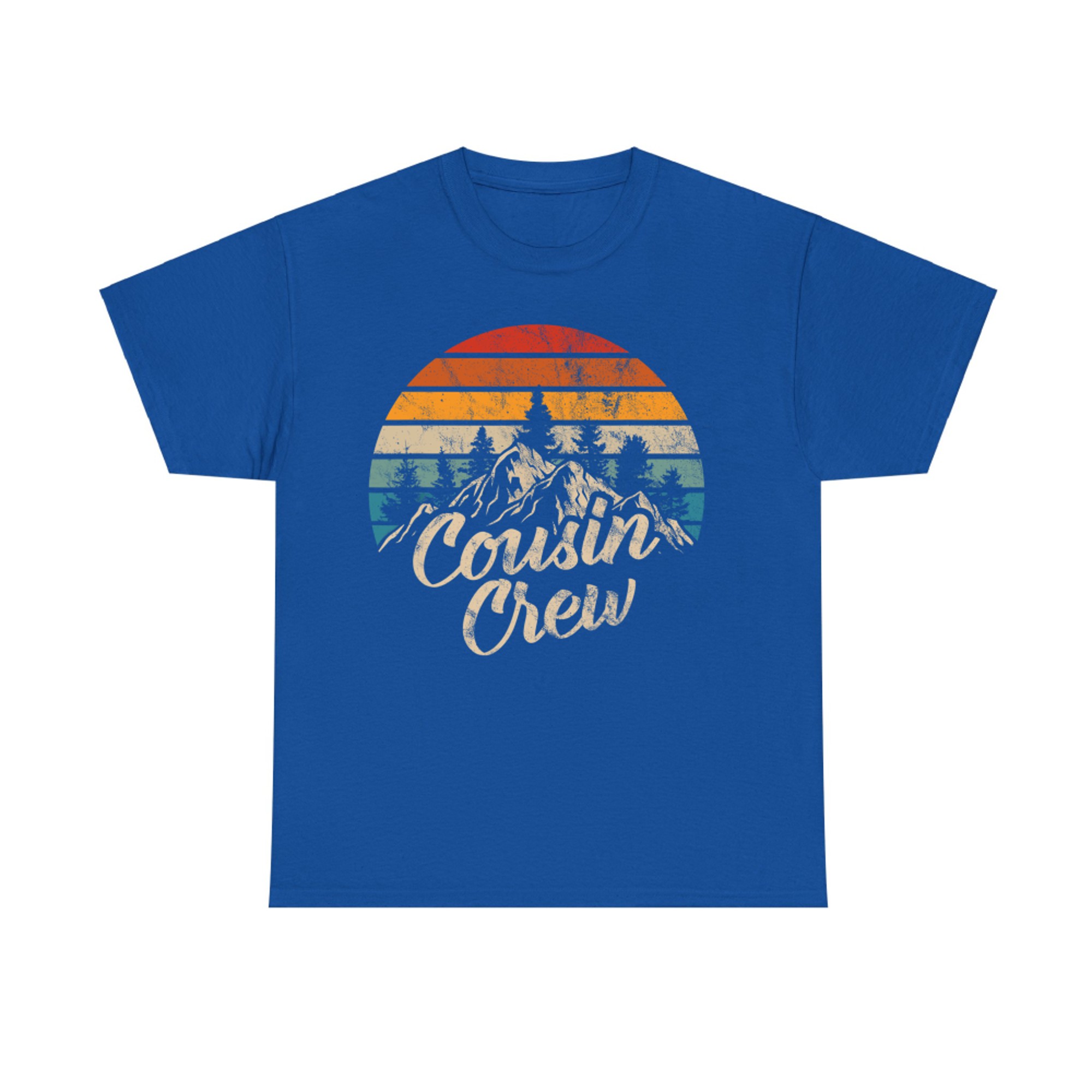 Cousin Crew Camping Outdoor Sunset Summer Camp T-Shirt