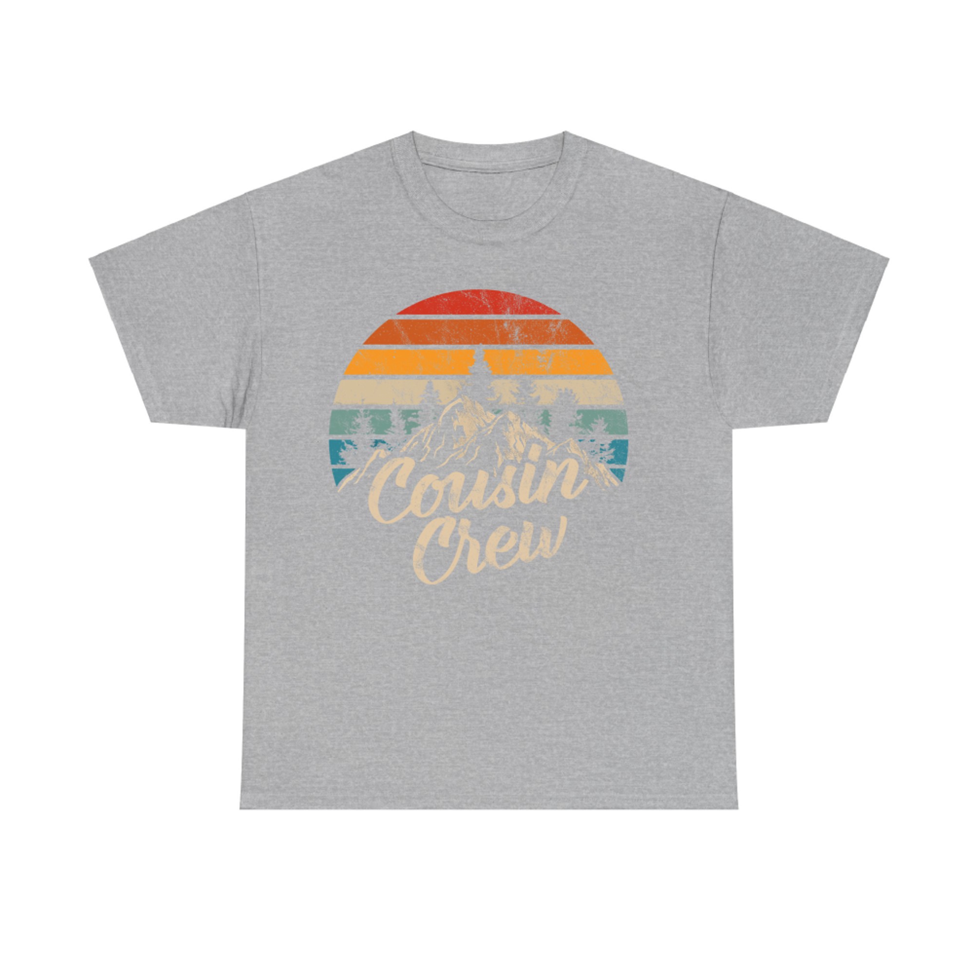 Cousin Crew Camping Outdoor Sunset Summer Camp T-Shirt
