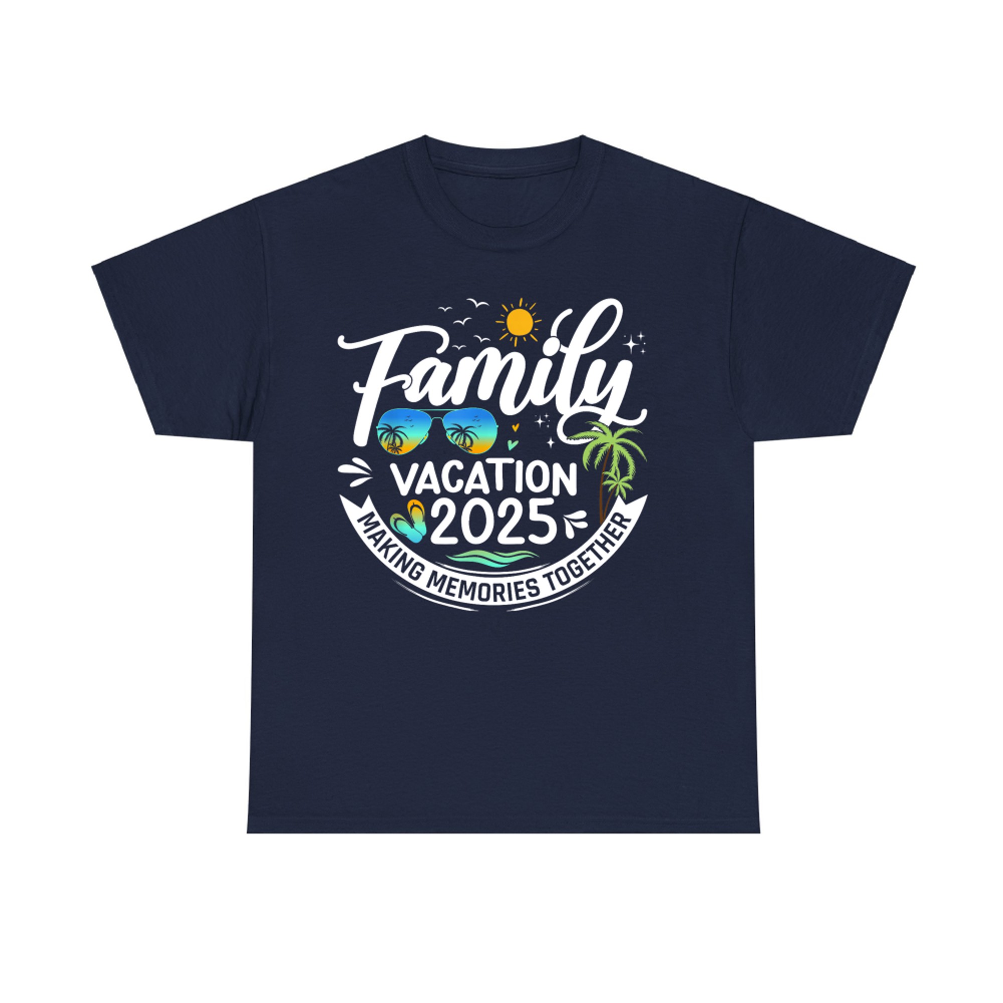 Family Vacation Matching Tropical Travel T-Shirt