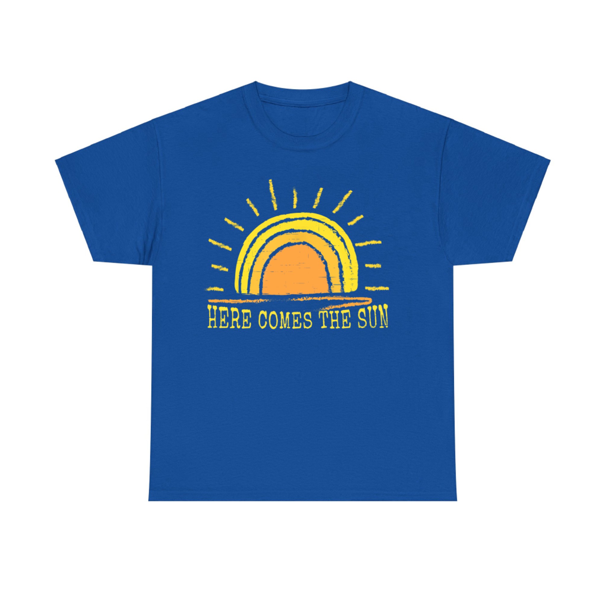 Here Comes The Sun Cute Sunshine Beach Summer Graphic Women T-Shirt