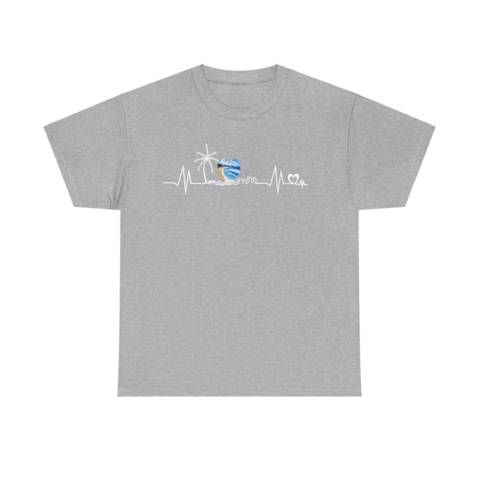 Life Is Really Good Beach Heartbeat Summer Beach Vacation T-Shirt