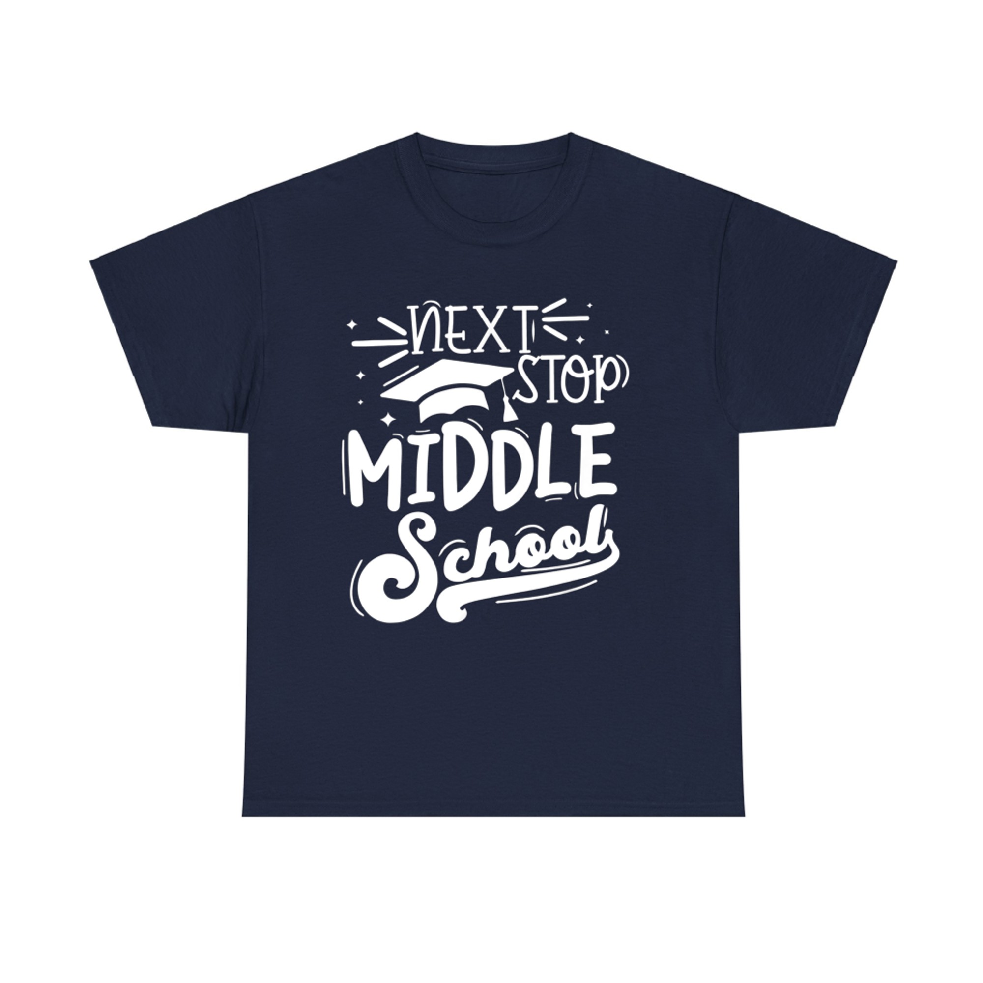 Next Stop Middle School Fifth Grade Graduation Summer Break T-Shirt