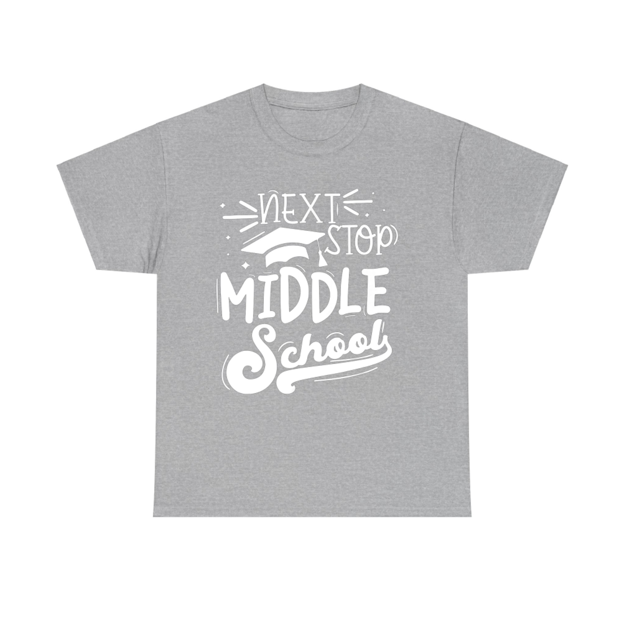 Next Stop Middle School Fifth Grade Graduation Summer Break T-Shirt