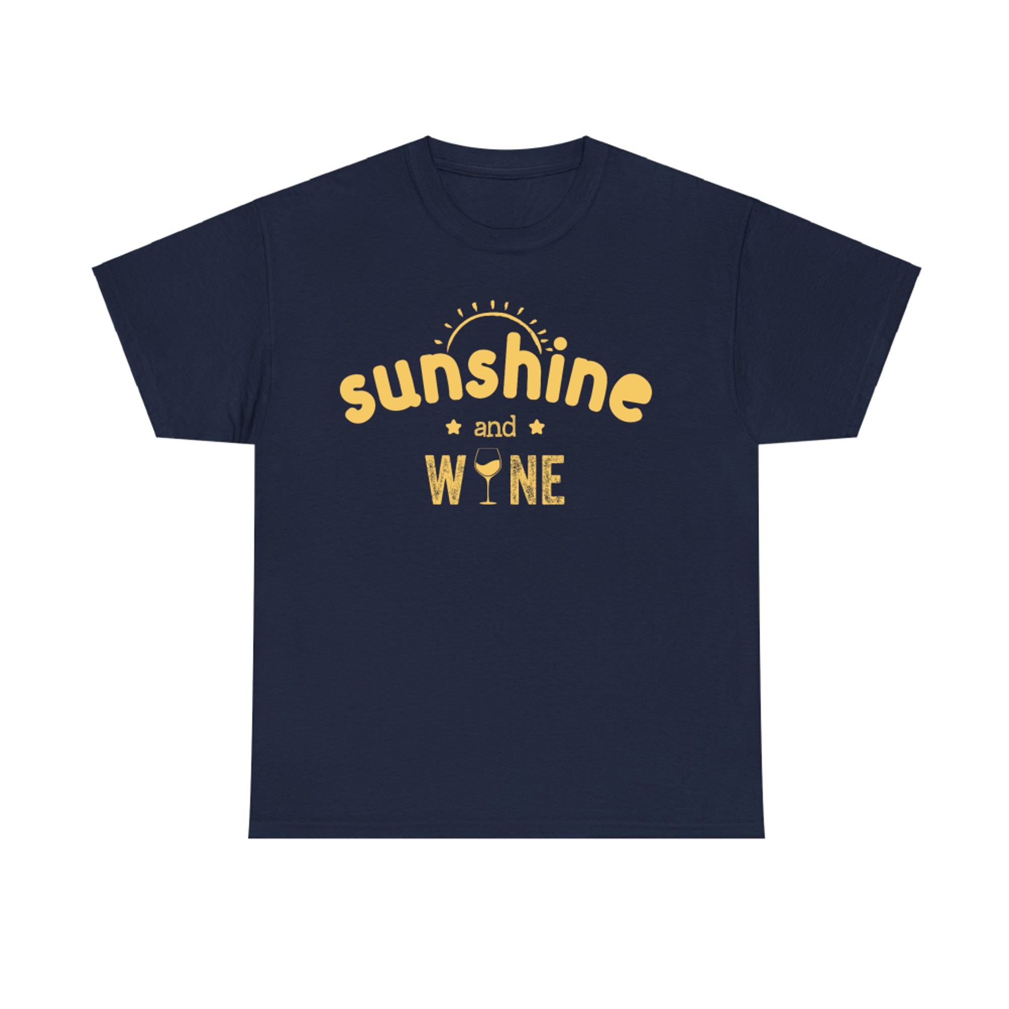 Sunshine and Wine Summer Vineyard Vibes T-Shirt