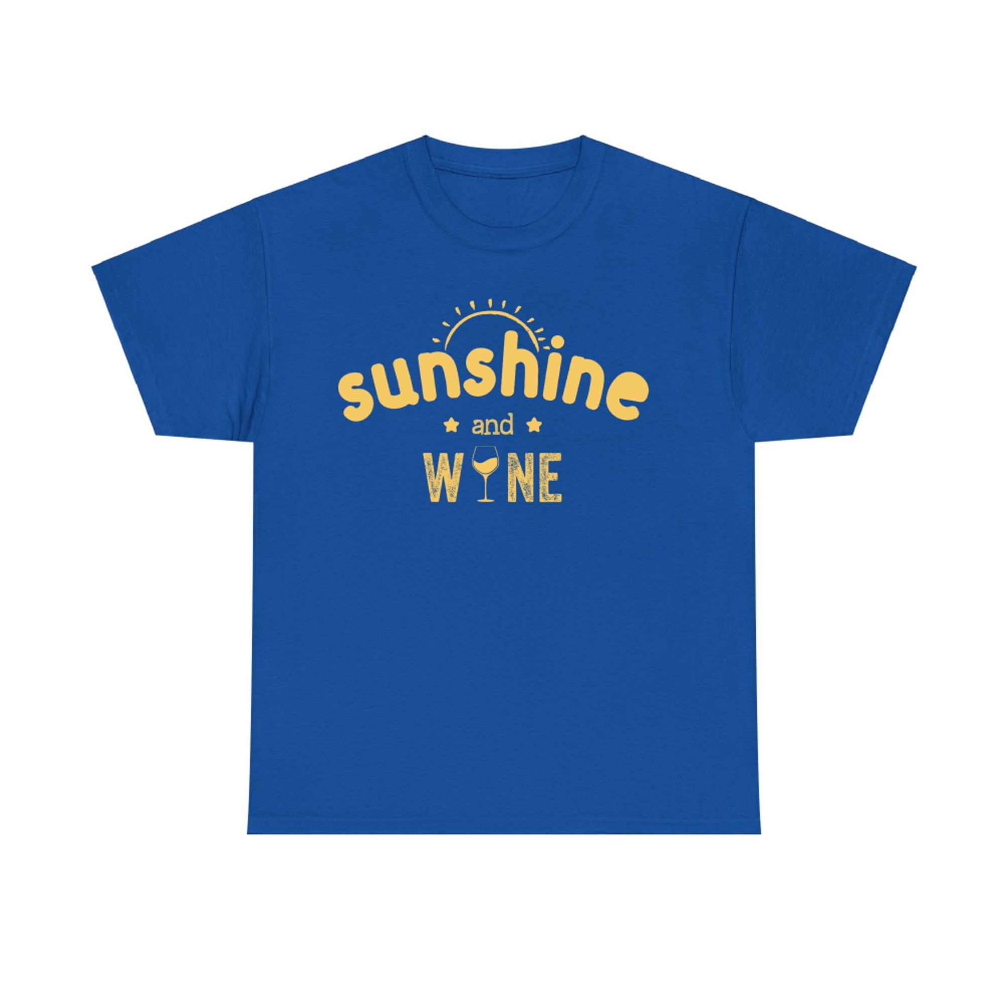 Sunshine and Wine Summer Vineyard Vibes T-Shirt