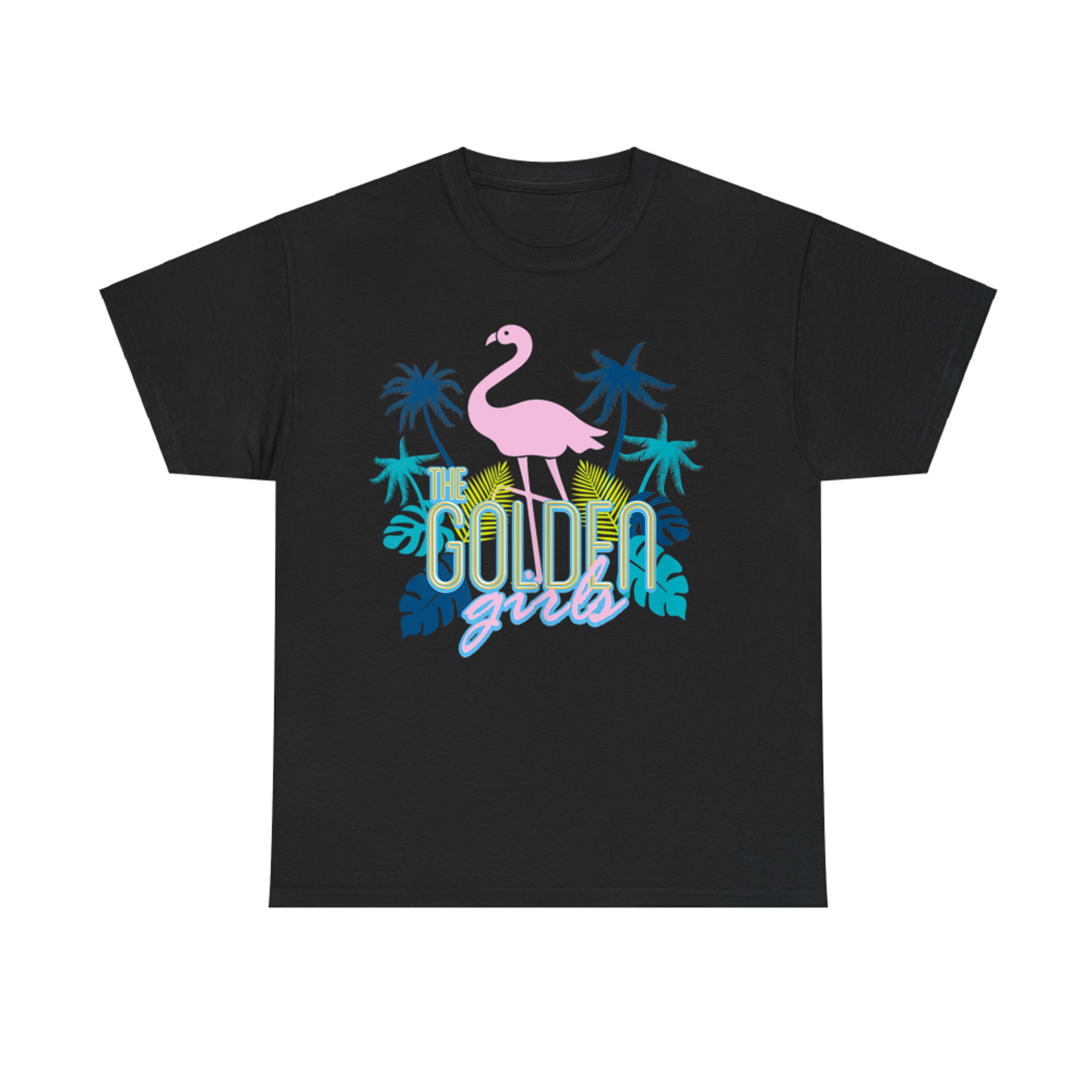 The Golden Girls Palm Tree Summer Tropical Flamingo T-Shirt