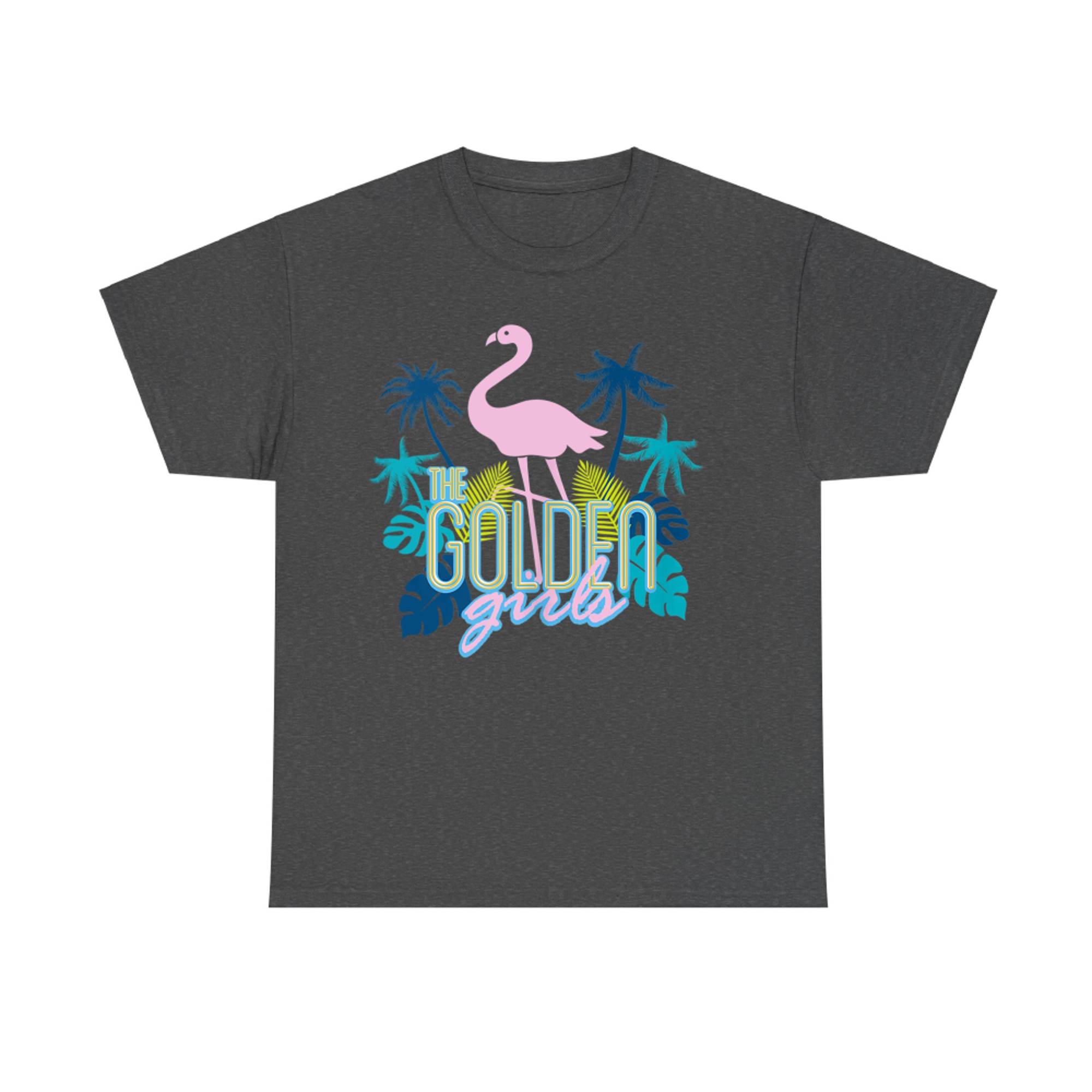 The Golden Girls Palm Tree Summer Tropical Flamingo T-Shirt
