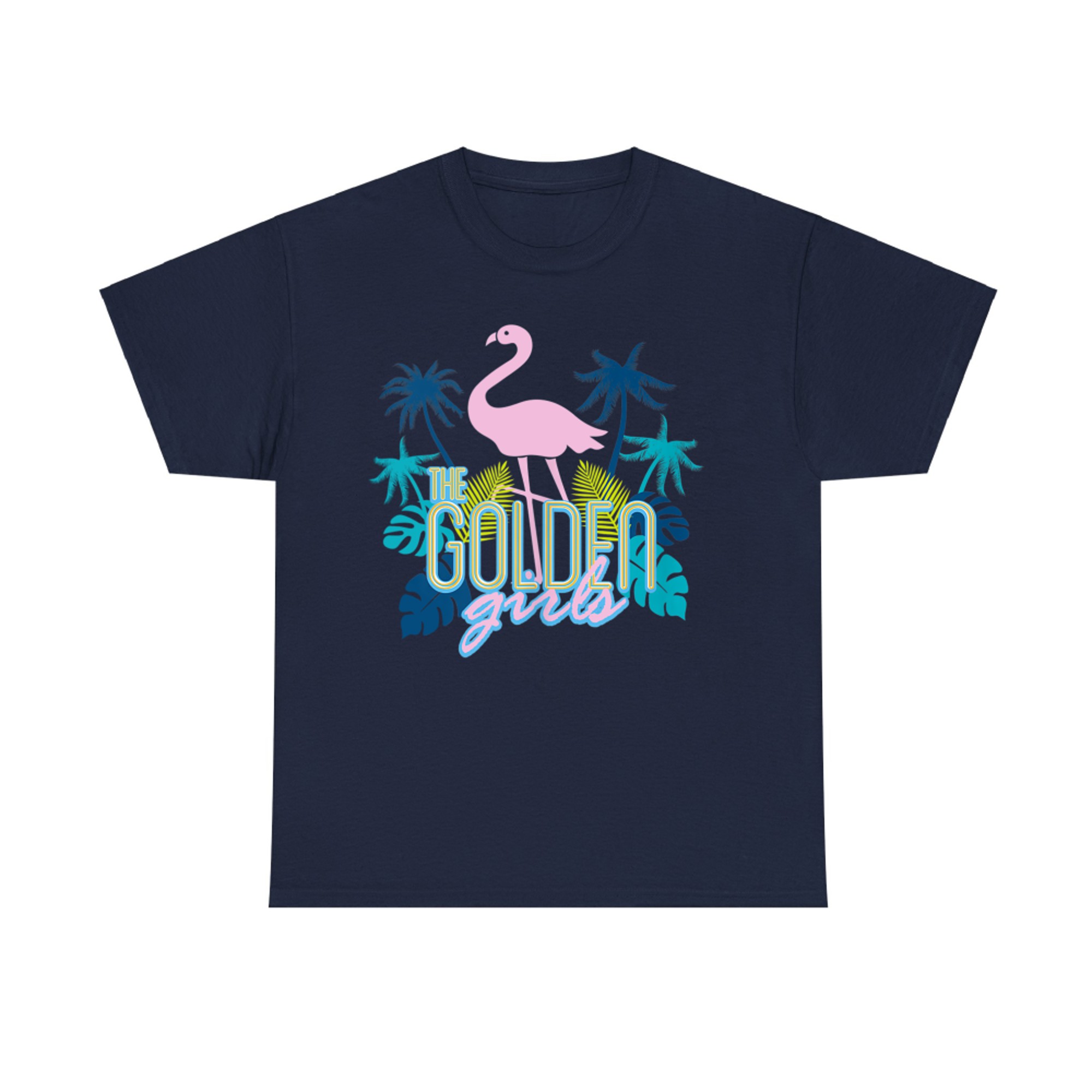 The Golden Girls Palm Tree Summer Tropical Flamingo T-Shirt