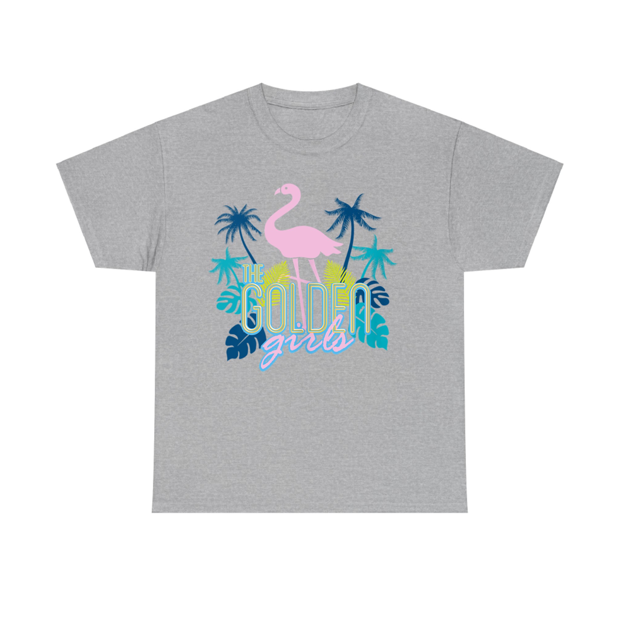 The Golden Girls Palm Tree Summer Tropical Flamingo T-Shirt