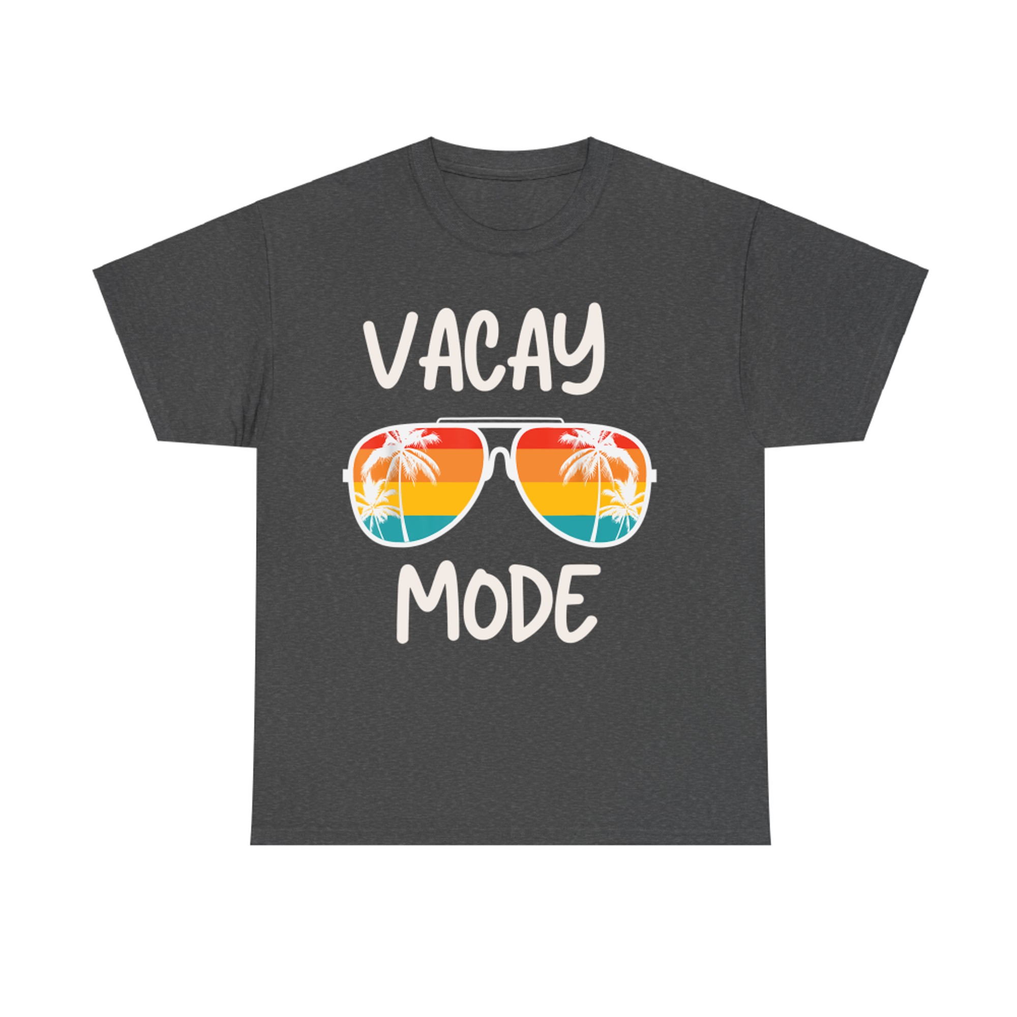 Vacation Summer Sunglasses and Palm Trees Vacay Mode Ocean T-Shirt