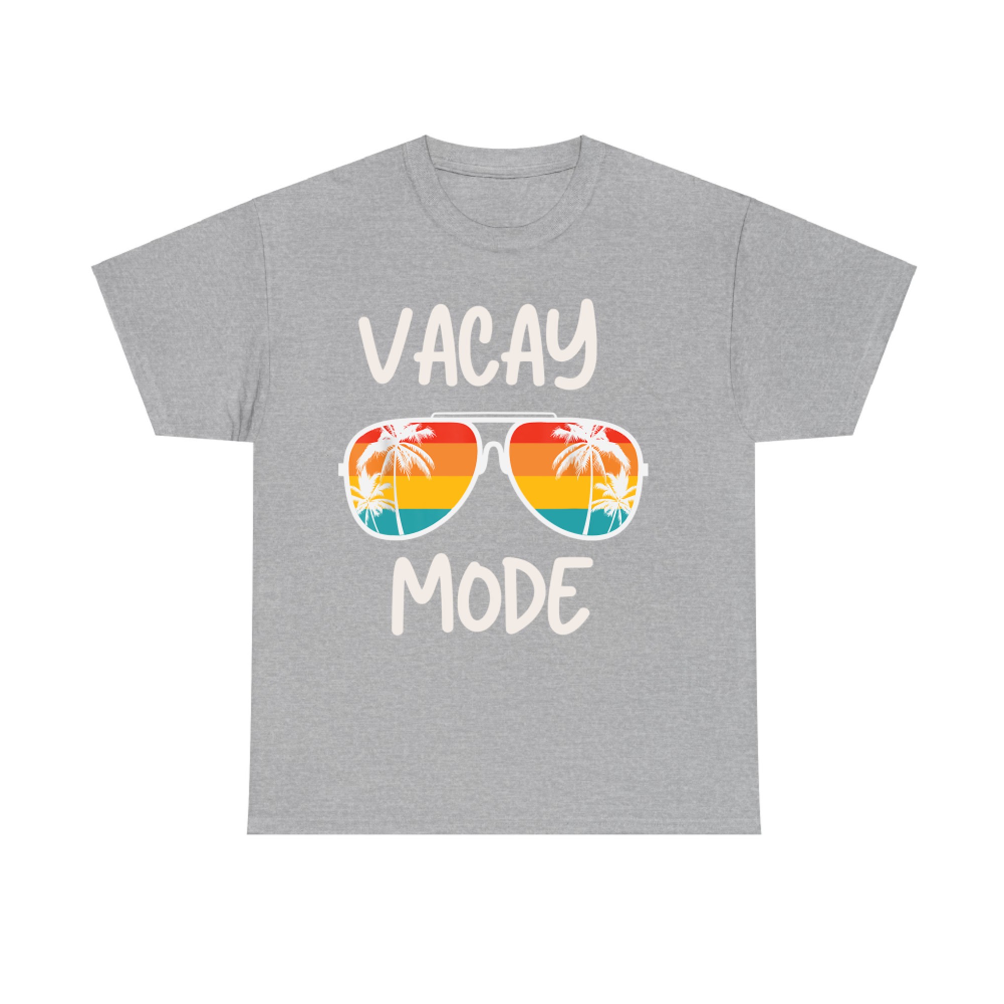 Vacation Summer Sunglasses and Palm Trees Vacay Mode Ocean T-Shirt