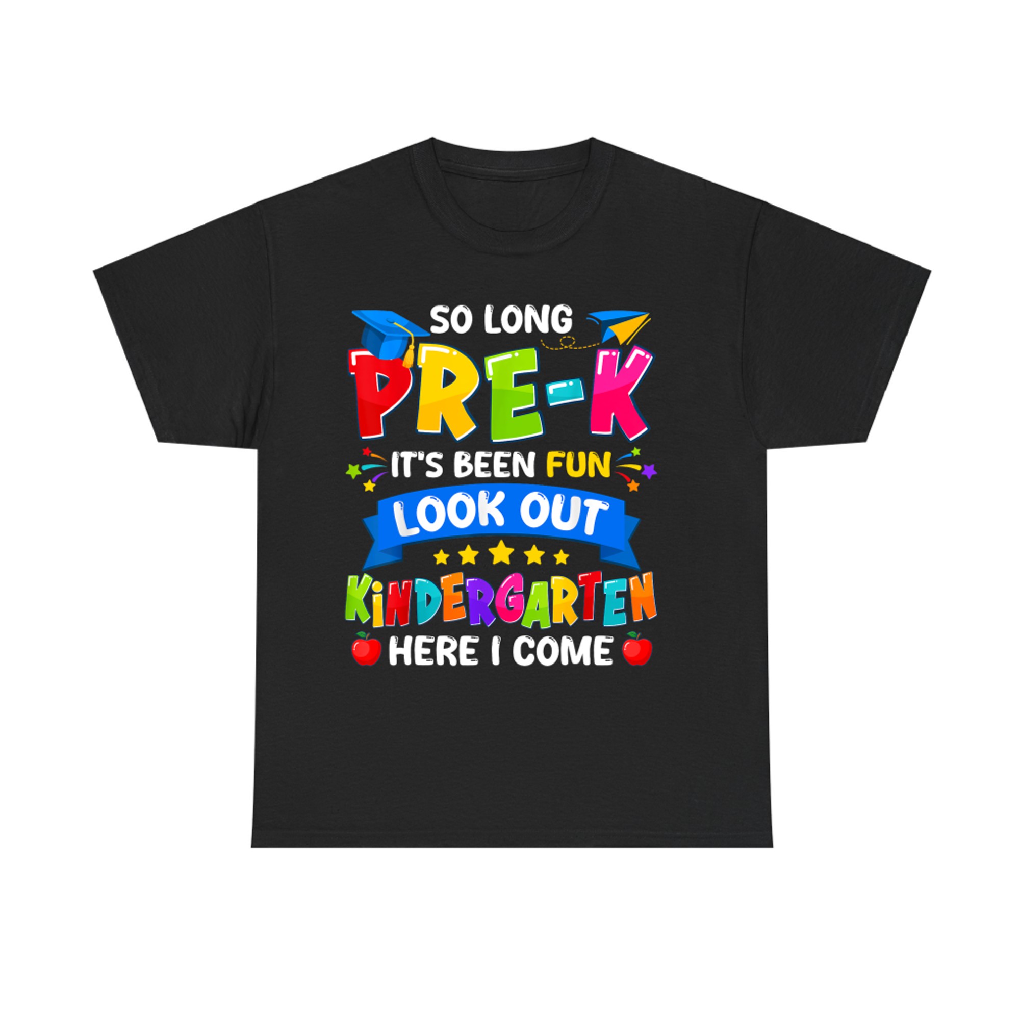 Funny Preschool Graduation Bye Bye Pre-K Hello Kindergarten T-Shirt